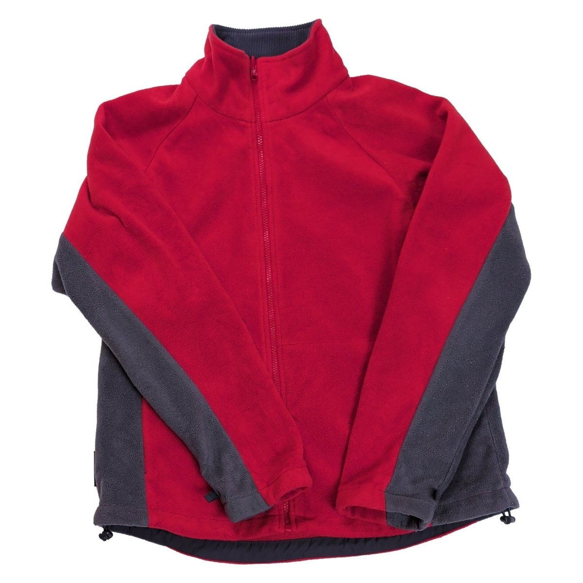Columbia Women's Fleece Jacket Large Red Grey Full Zip Polyester – product photo 2 | RewearableUK
