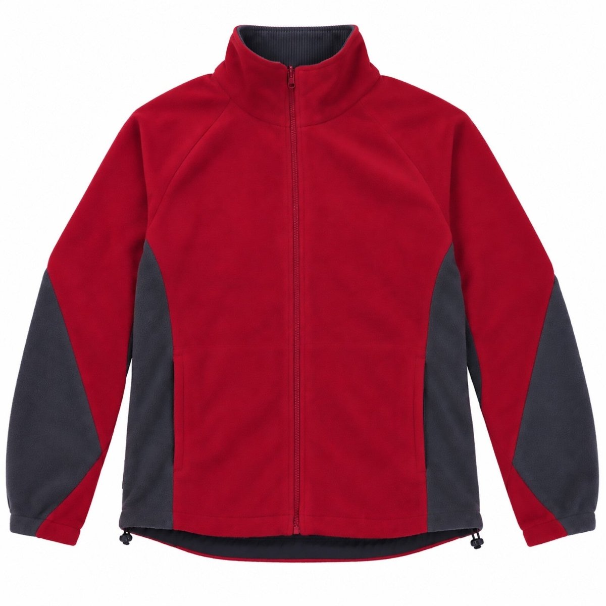 Columbia Women's Fleece Jacket Large Red Grey Full Zip Polyester – product photo 1 | RewearableUK