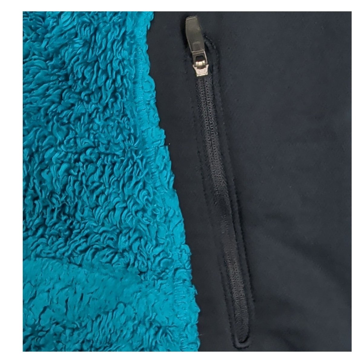 Columbia Women's Fleece Jacket Medium Blue Zippered Pockets 100% Polyester – product photo 7 | RewearableUK