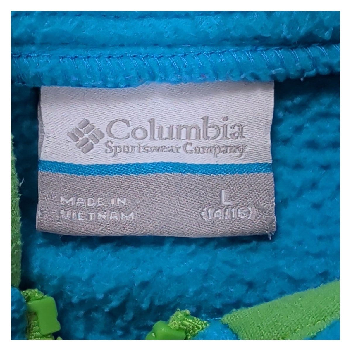 Columbia Women's Hoodie Fleece Pullover Size M Blue Half Zip – product photo 9 | RewearableUK