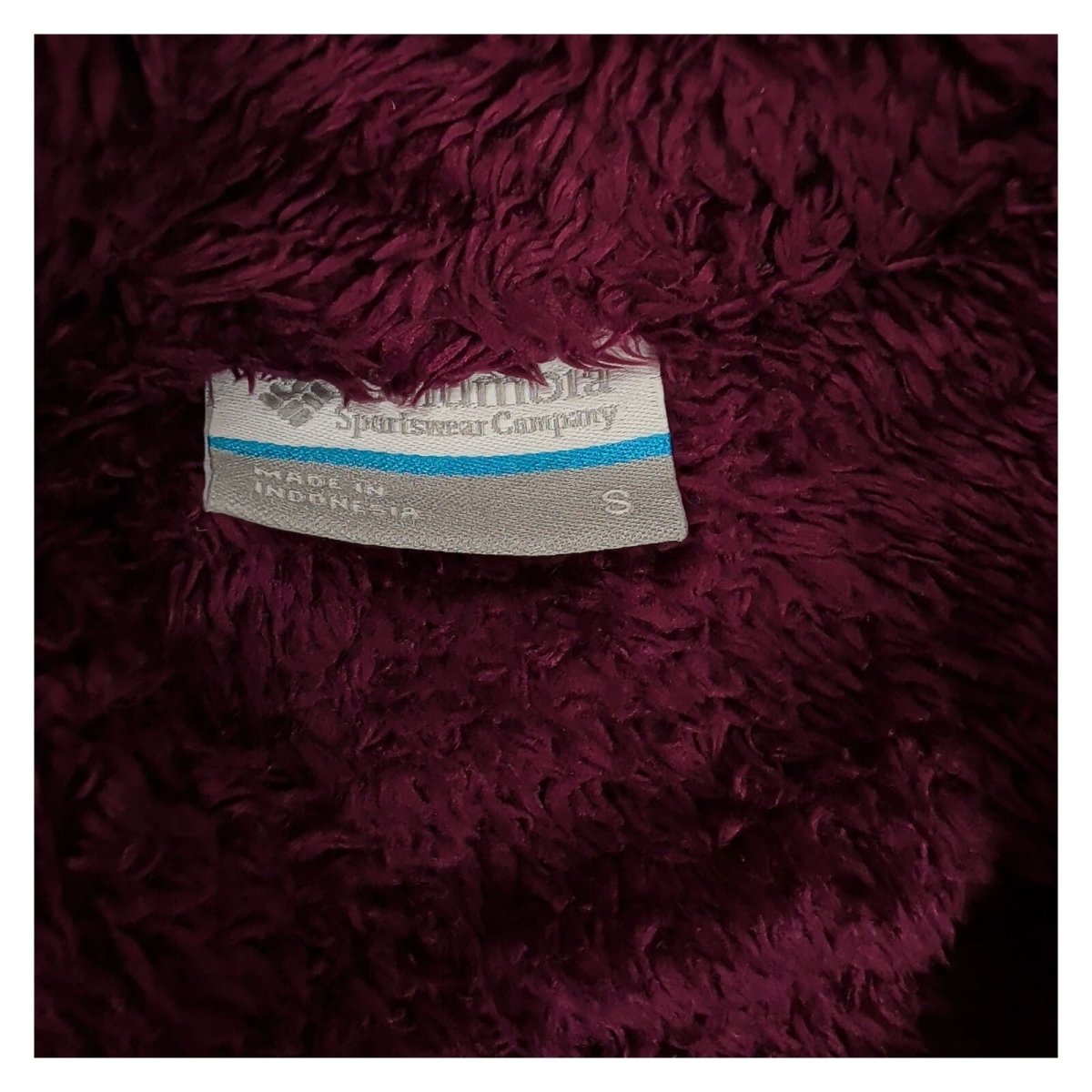 Columbia Women's Jacket Small Burgundy Full Zip Polyester Sherpa Fleece – product photo 5 | RewearableUK