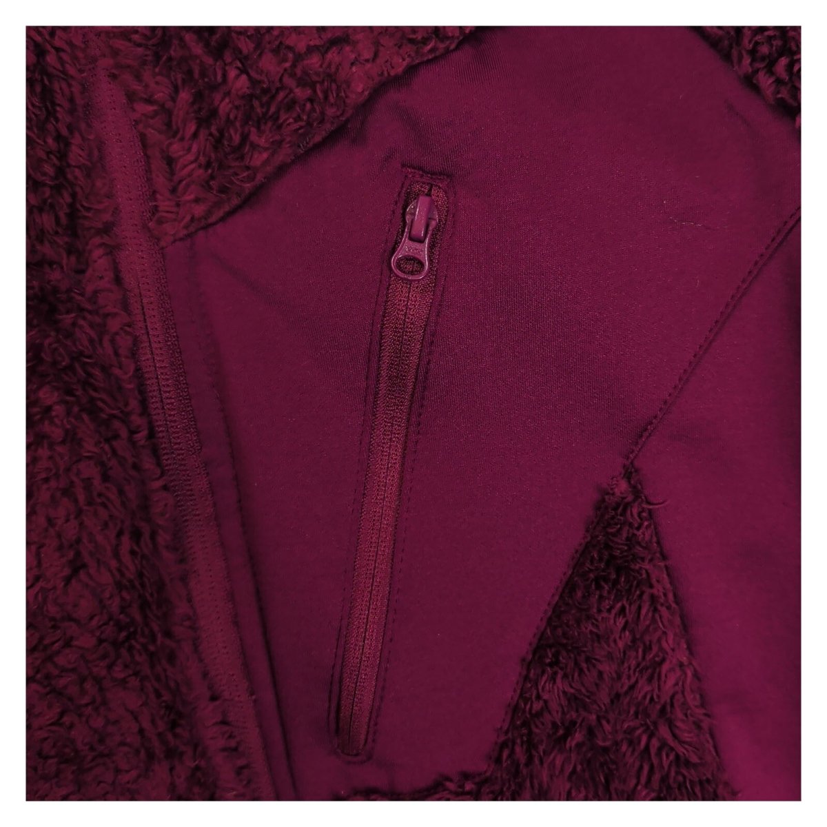 Columbia Women's Jacket Small Burgundy Full Zip Polyester Sherpa Fleece – product photo 4 | RewearableUK