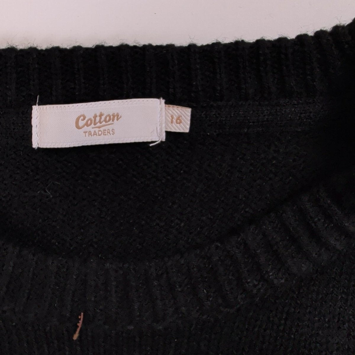 Cotton Traders Women's Christmas Jumper UK 16 Black Sequin Tree – product photo 4 | RewearableUK
