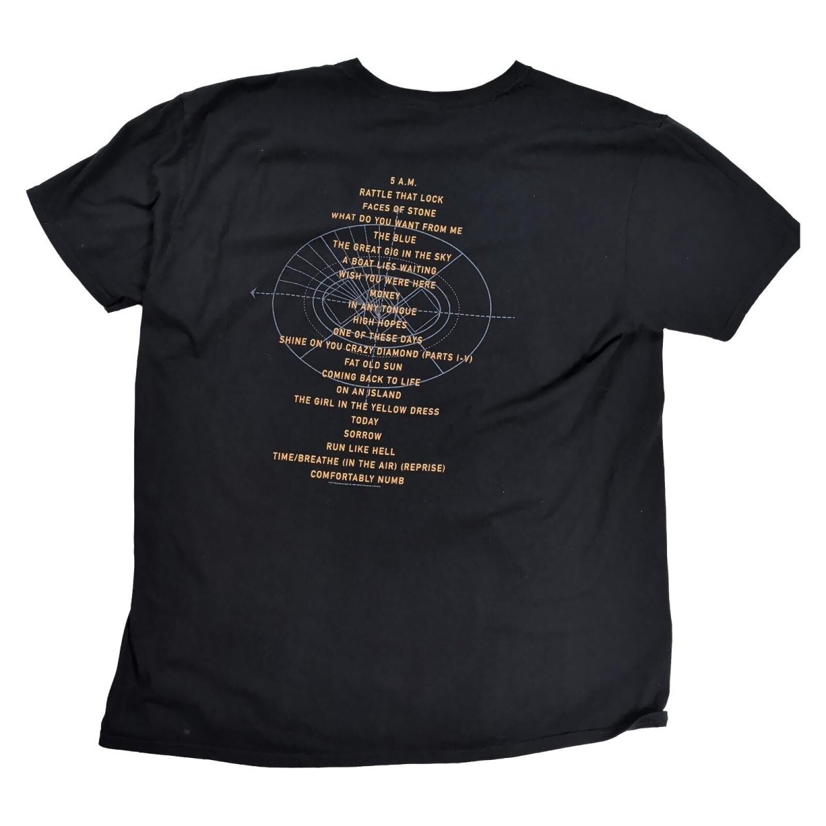 David Gilmour Live at Pompeii 2016 2XL Black Pink Floyd Double-Sided T-Shirt – product photo 2 | RewearableUK