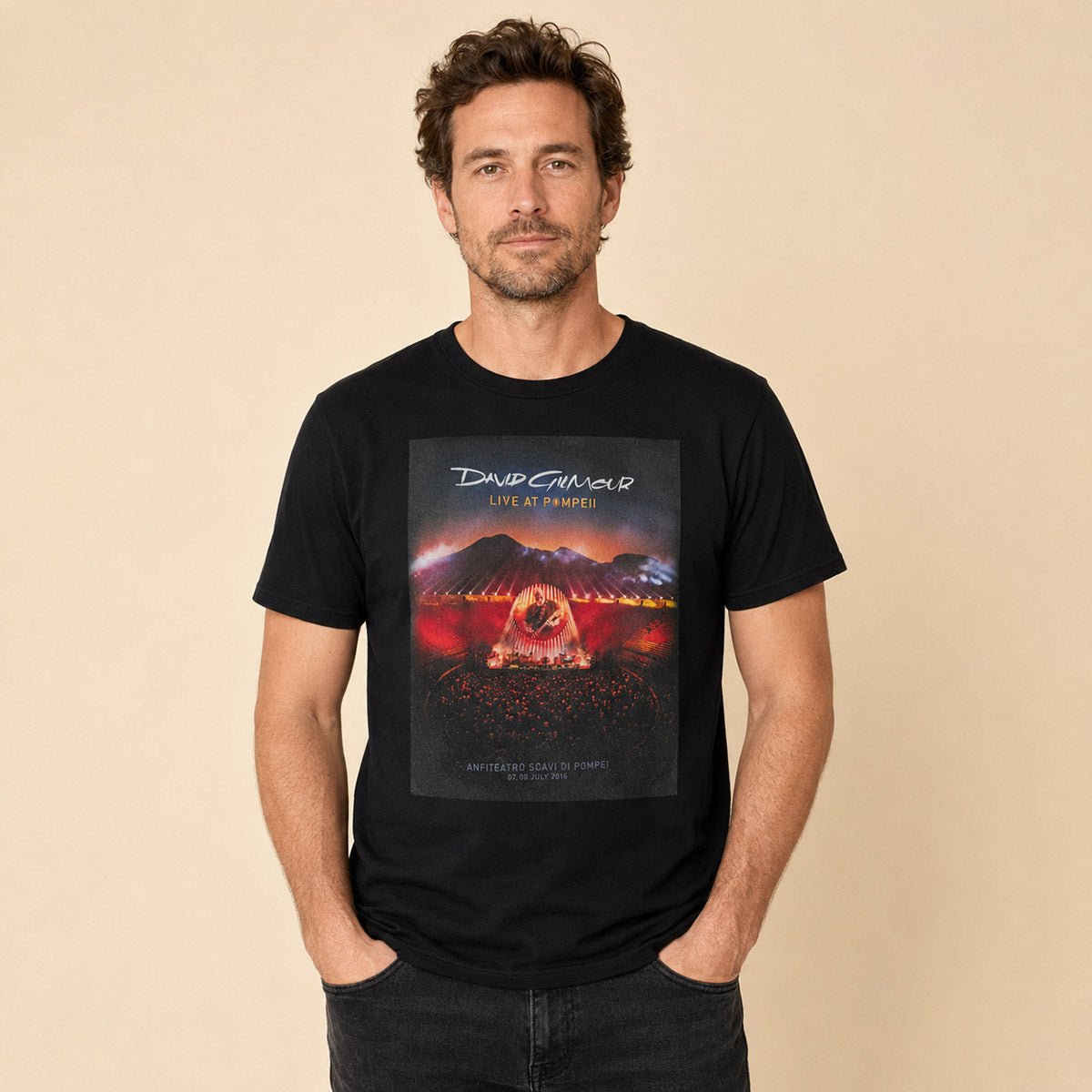 David Gilmour Live at Pompeii 2016 T-Shirt 2XL Black – product photo 1 | RewearableUK