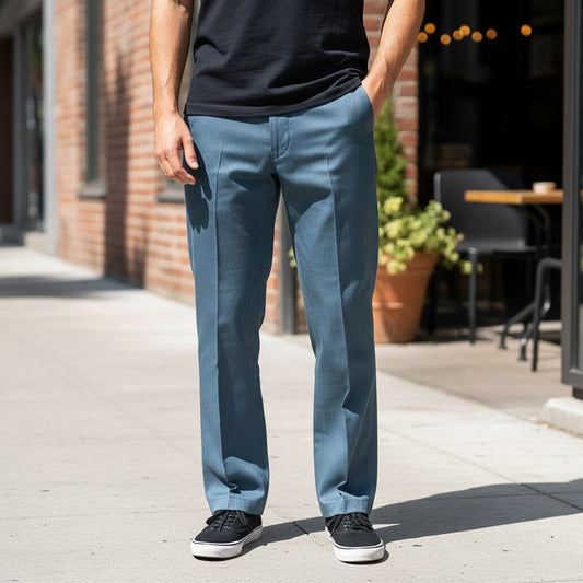 DEADSTOCK Dickies Pedro Bay Pants Air Force Blue W30 L32 – Rare Find by Dickies – workear | RewearableUK