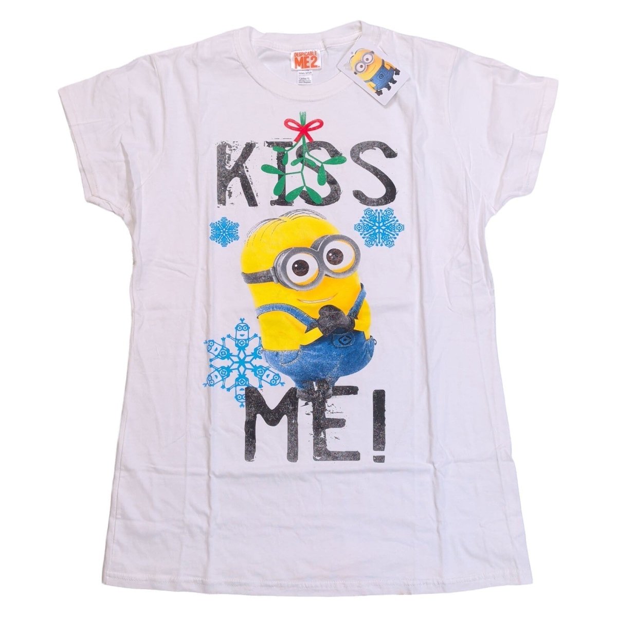 Despicable Me 2 Ladies XL White Graphic Minion Cotton T-Shirt – product photo 1 | RewearableUK