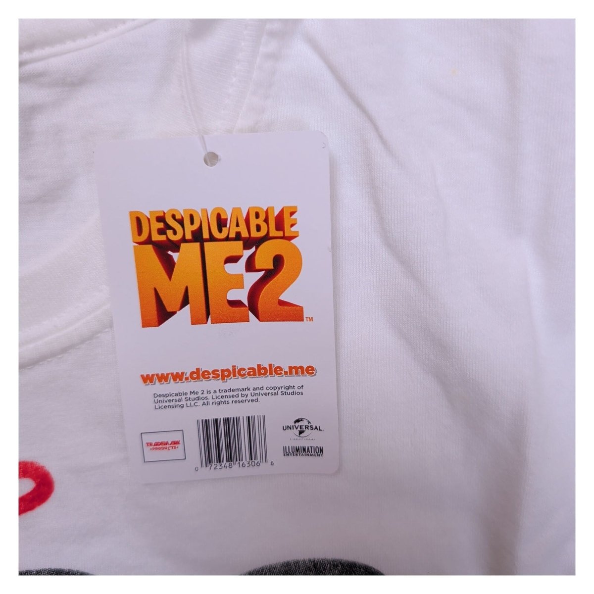 Despicable Me 2 Ladies XL White Graphic Minion Cotton T-Shirt – product photo 6 | RewearableUK