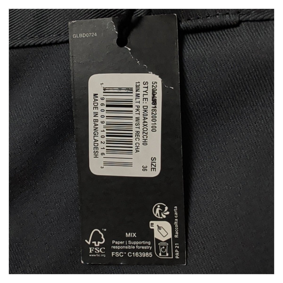 Dickies 13in Multi-Pocket Men's Work Shorts W36 Charcoal NWT – Workwear product photo 3 | RewearableUK
