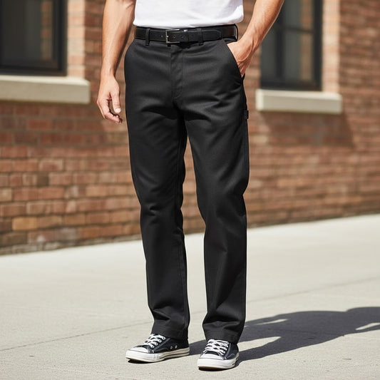 Dickies 38 T Black Trousers Polycotton Workwear Casual Pants by Dickies – workear | RewearableUK