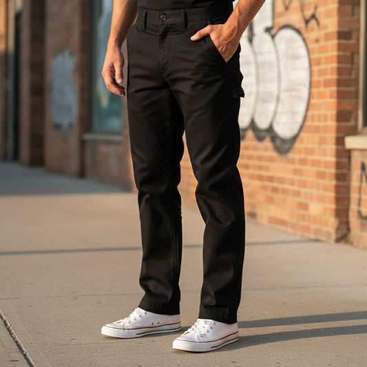 Dickies 872 Slim Fit Work Pants Black | Men's W29 L32 by Dickies – WORKWEAR | RewearableUK
