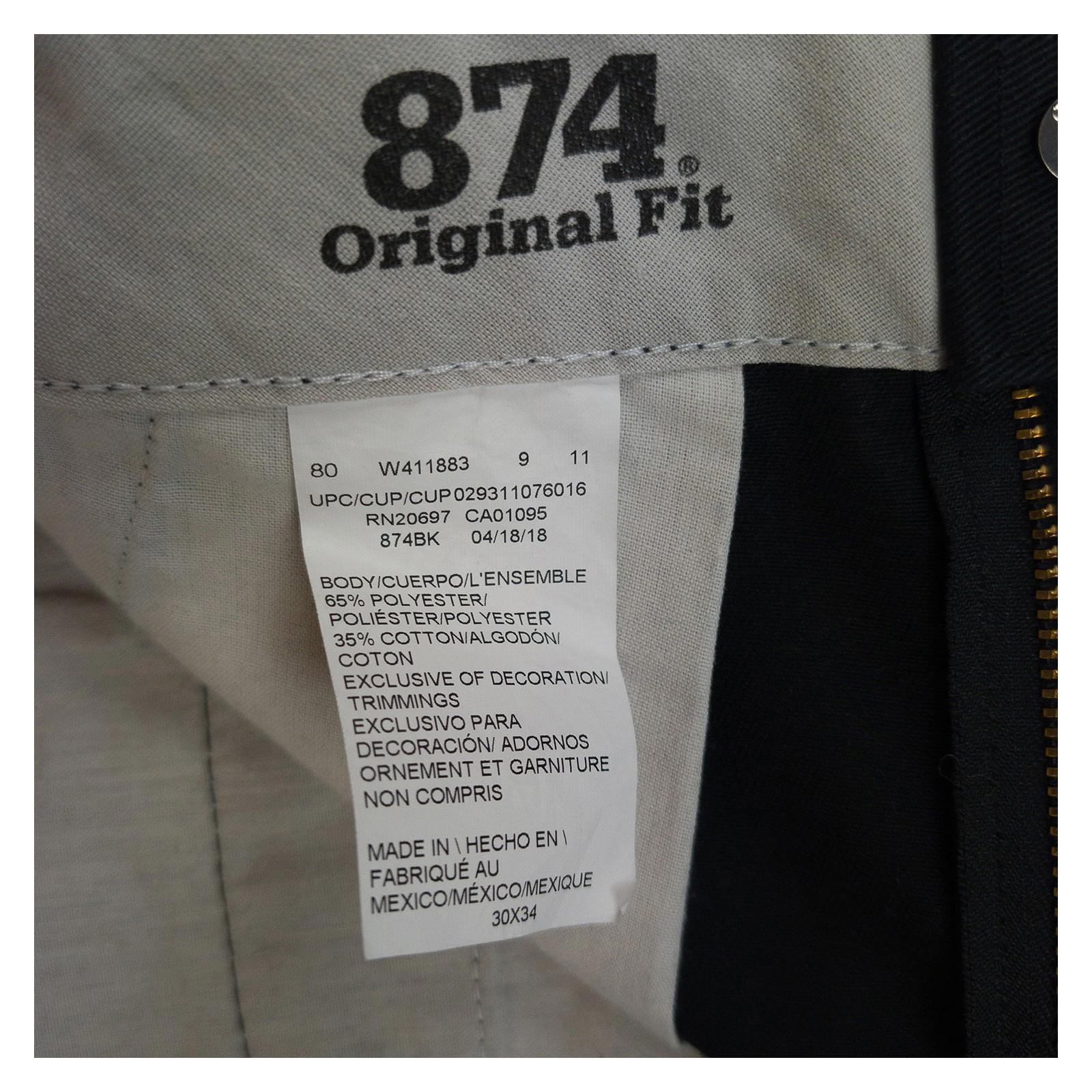 Dickies 874 Black Work Trousers 30×34 – Used Excellent by Dickies – workear | RewearableUK
