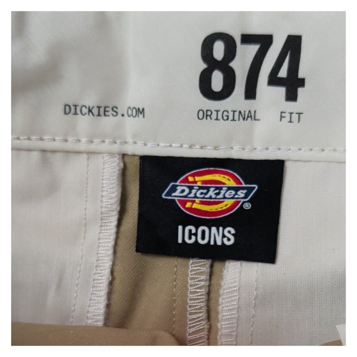 Dickies 874 Men's Original Fit Work Trousers W30 L30 Khaki – Workwear product photo 4 | RewearableUK