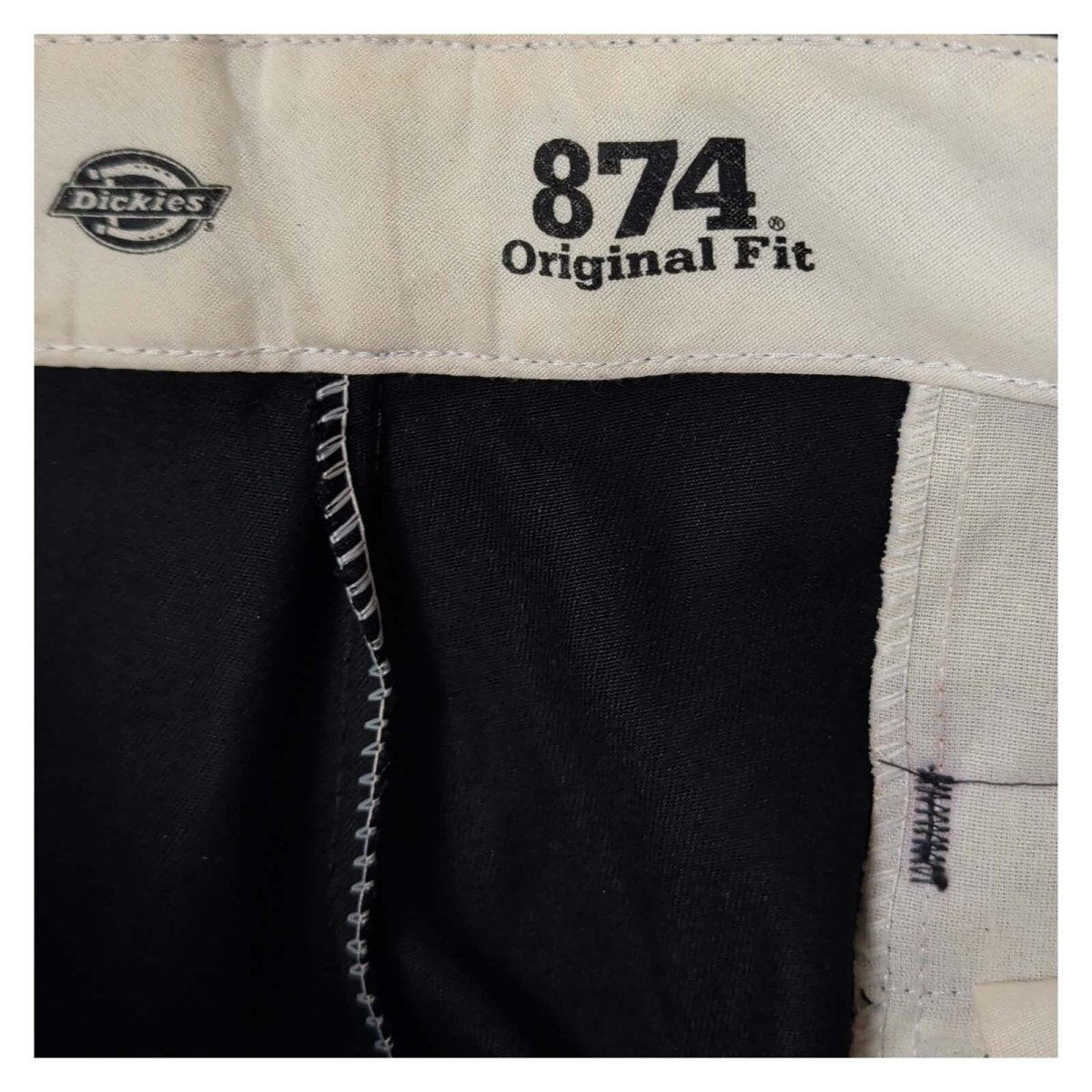 Dickies 874 Men's Original Fit Work Trousers W38 L30 Black – Workwear product photo 4 | RewearableUK