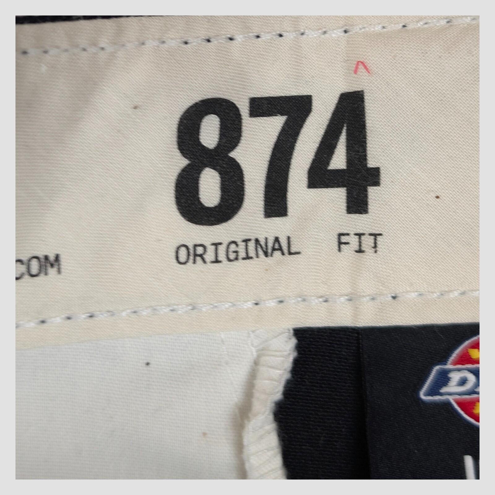 dickies 874 original fit mens black chinos work trousers size w 30 l 32 by Dickies – | RewearableUK