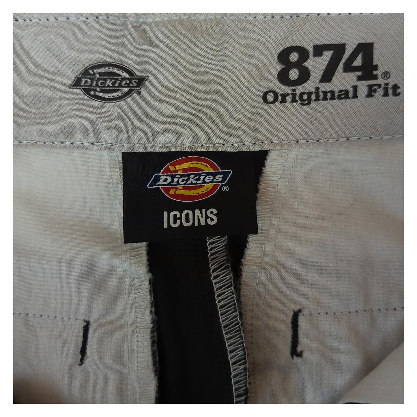 Dickies Dickies 874 Original Fit Work Pants Black W26 L32 Classic Icons Trousers workear RewearableUK