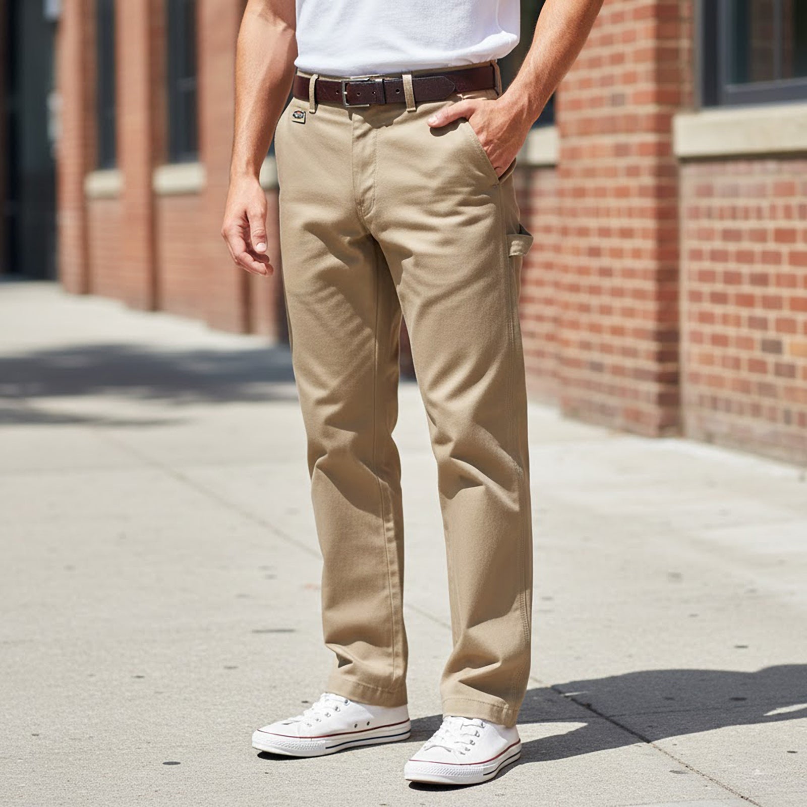Dickies 874 Original Fit Work Pants Khaki | Men's W28 L30 by Dickies – workear | RewearableUK