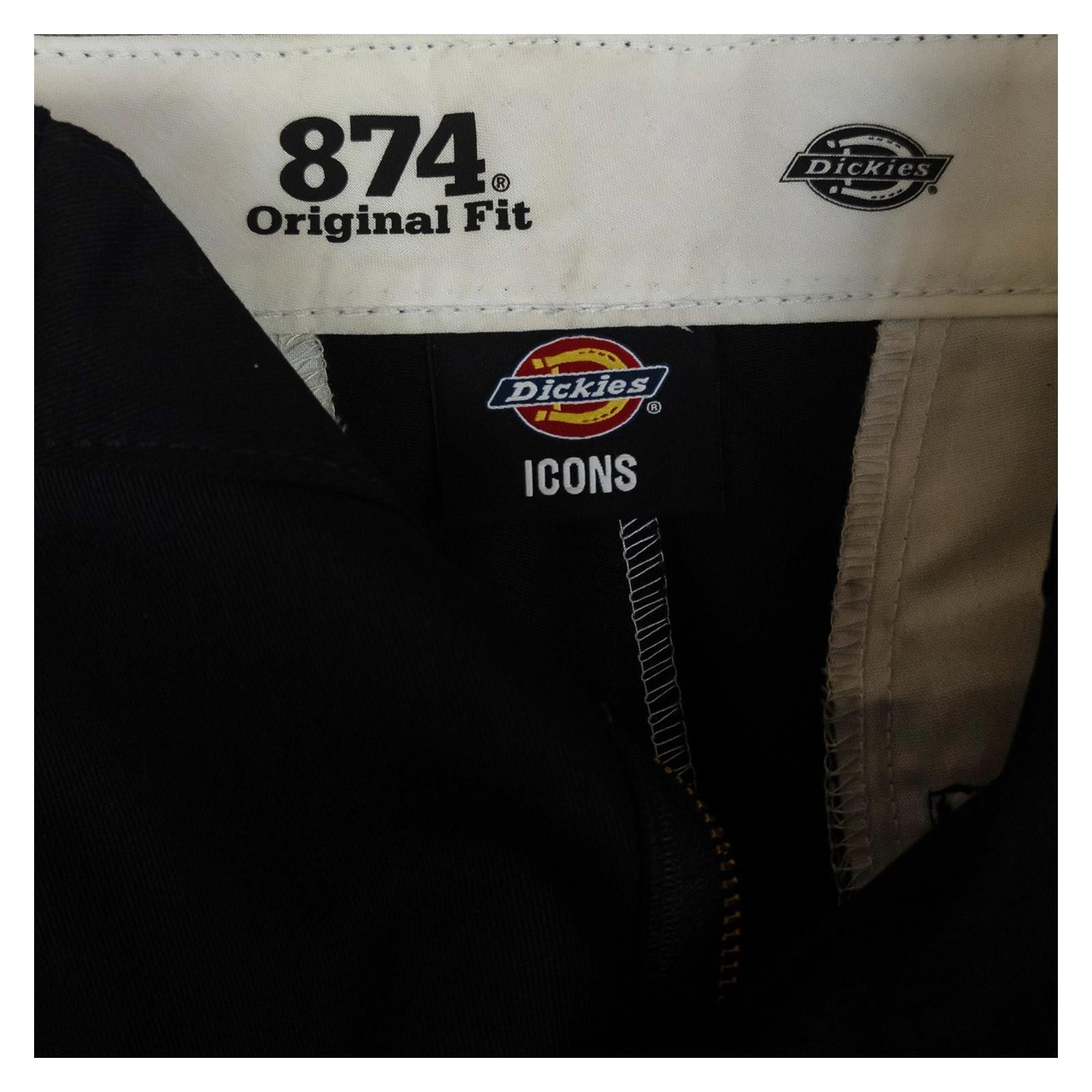 Dickies 874 Original Work Trousers W30 L32 Black Chino Pants New Tags Skater by Dickies – | RewearableUK
