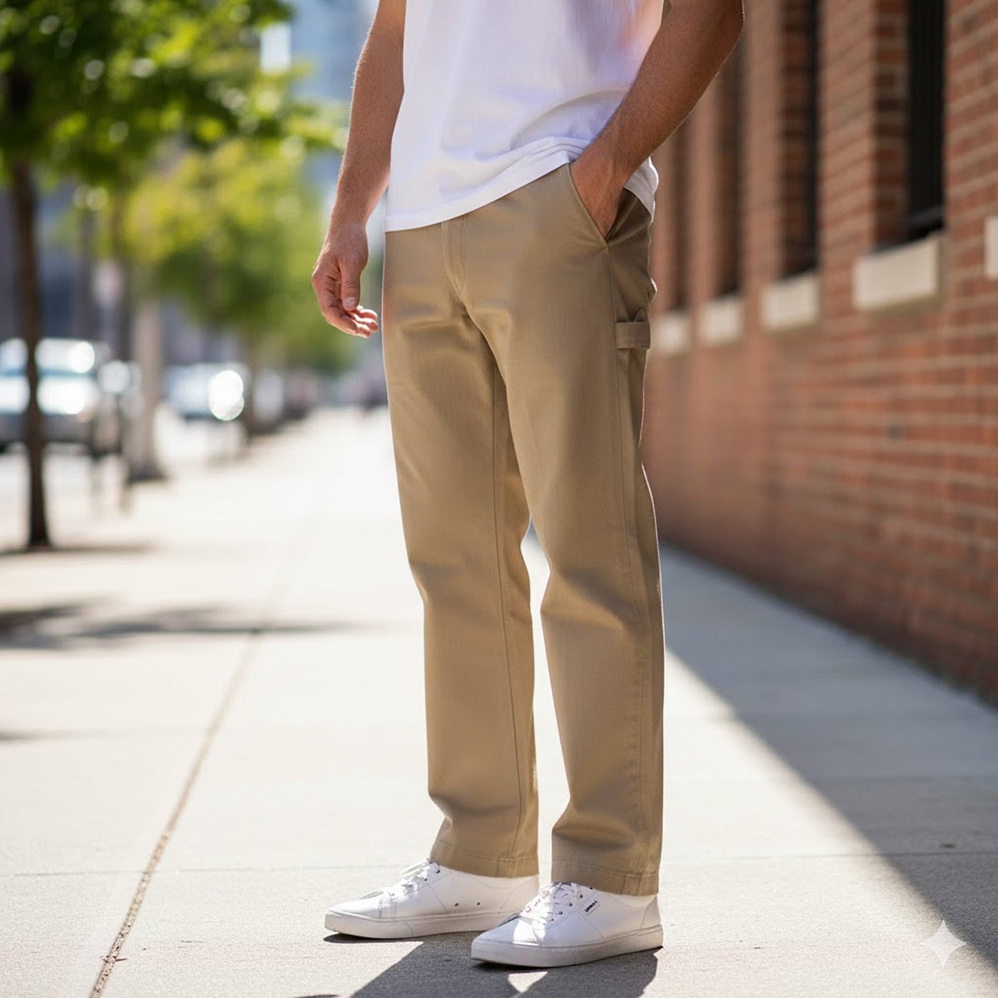 Dickies 874 Work Pants in Beige | W40 L30 by Dickies – workear | RewearableUK