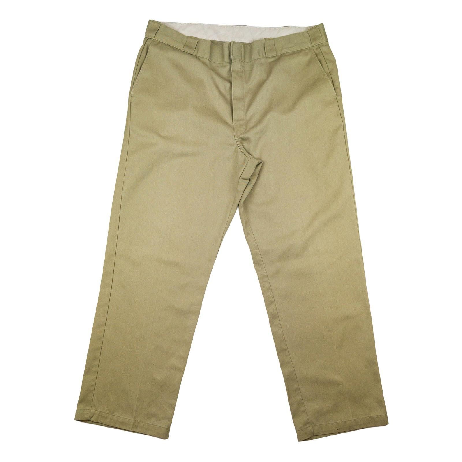 Dickies 874 Work Pants Trousers W40 L30 Beige Khaki Regular Fit Skate Chino by Dickies – | RewearableUK