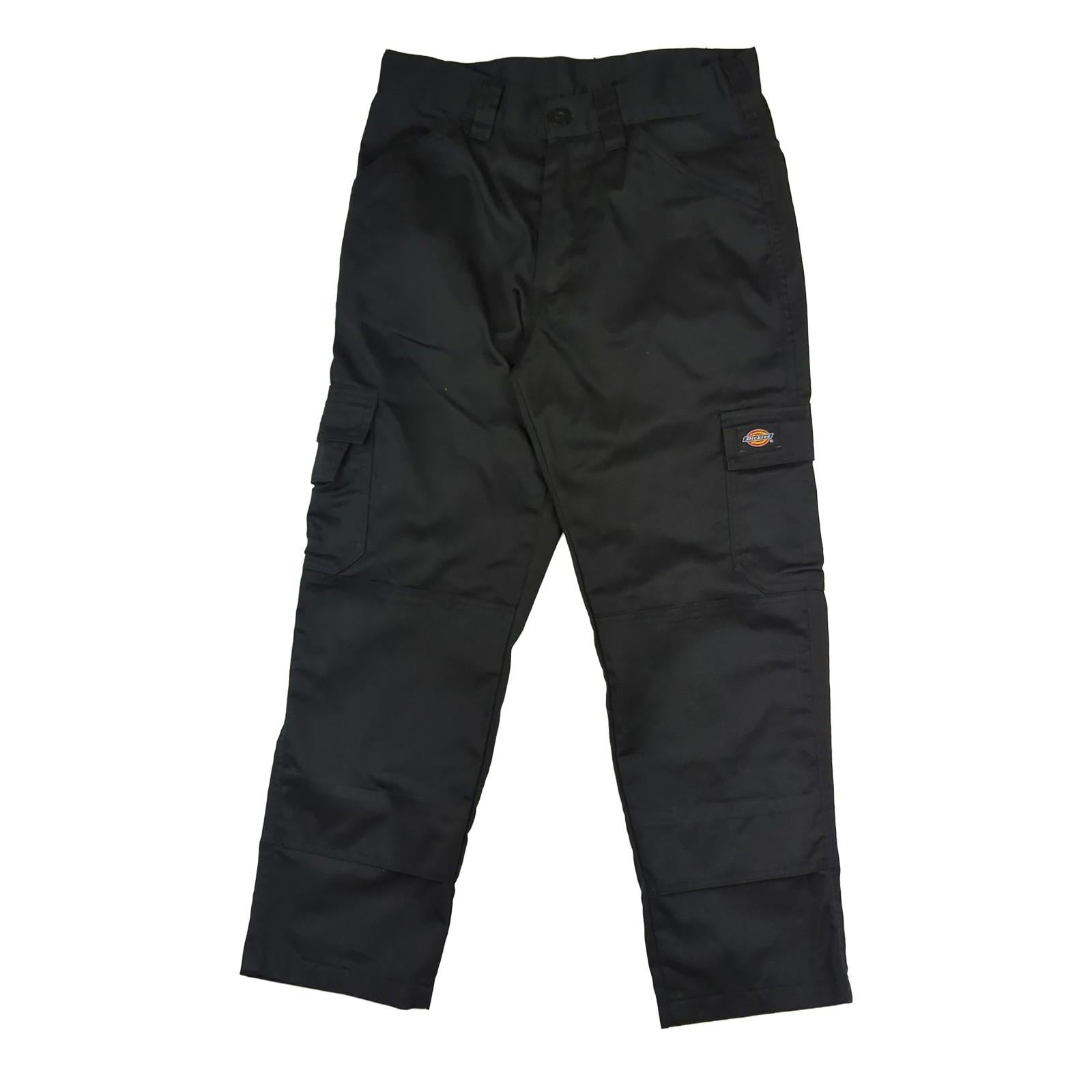 Dickies Dickies black cargo work trousers 30R polycotton ED24/IT RewearableUK