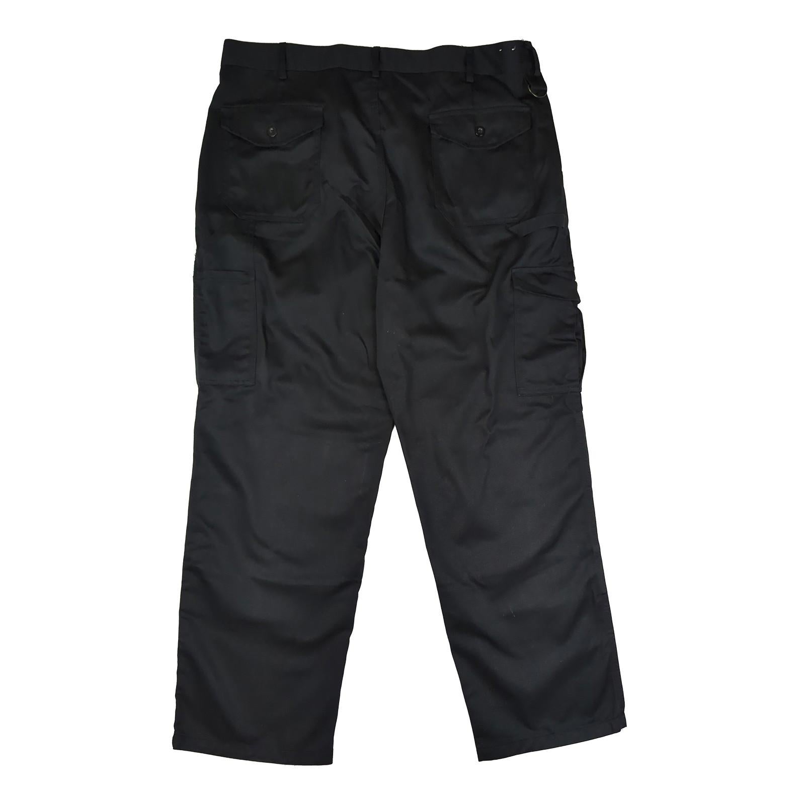 Dickies Dickies Black Cargo Work Trousers Utility Combat Pants Size 38 S Regular Fit workear RewearableUK