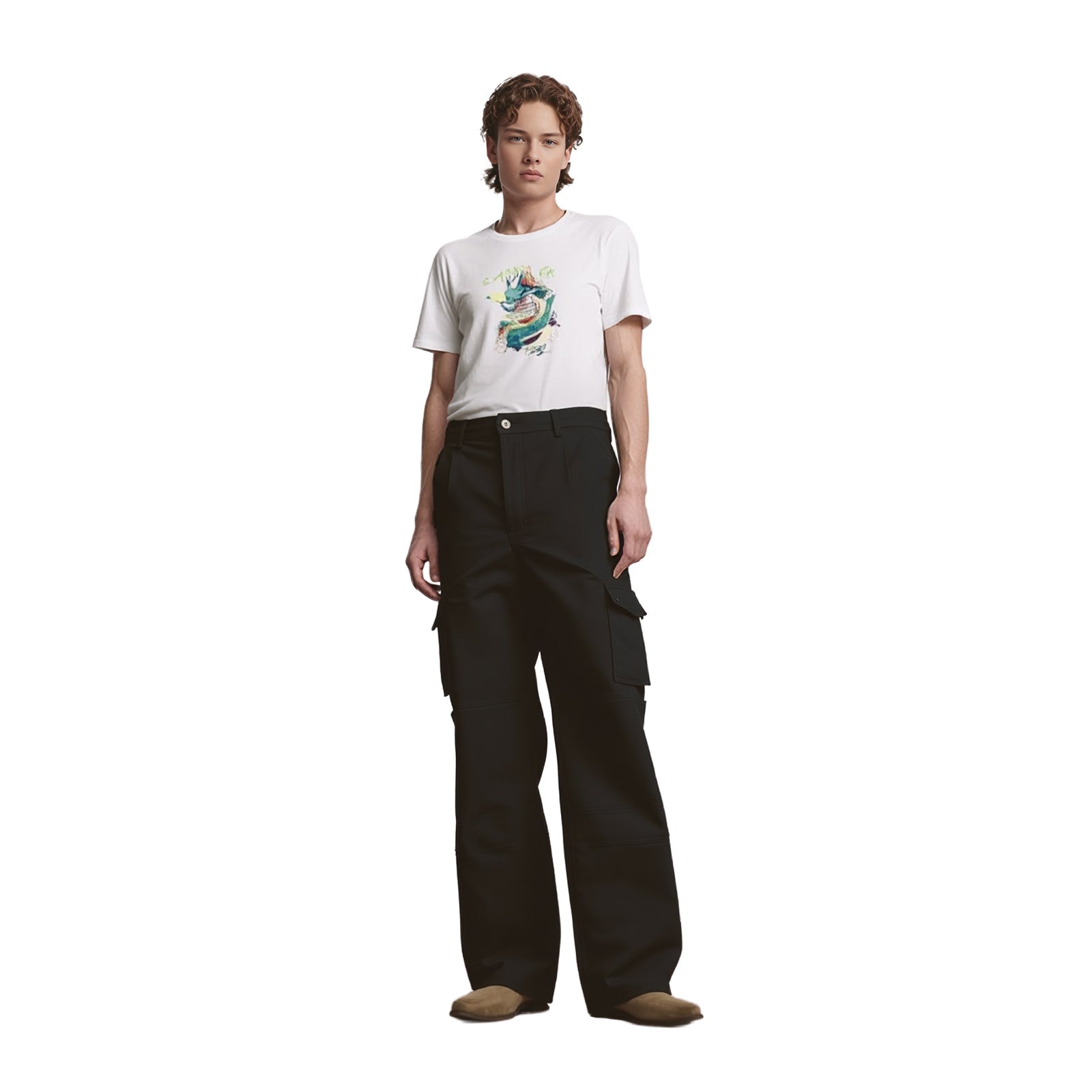 Dickies Dickies Black Cargo Work Trousers - W30 L32 workear RewearableUK