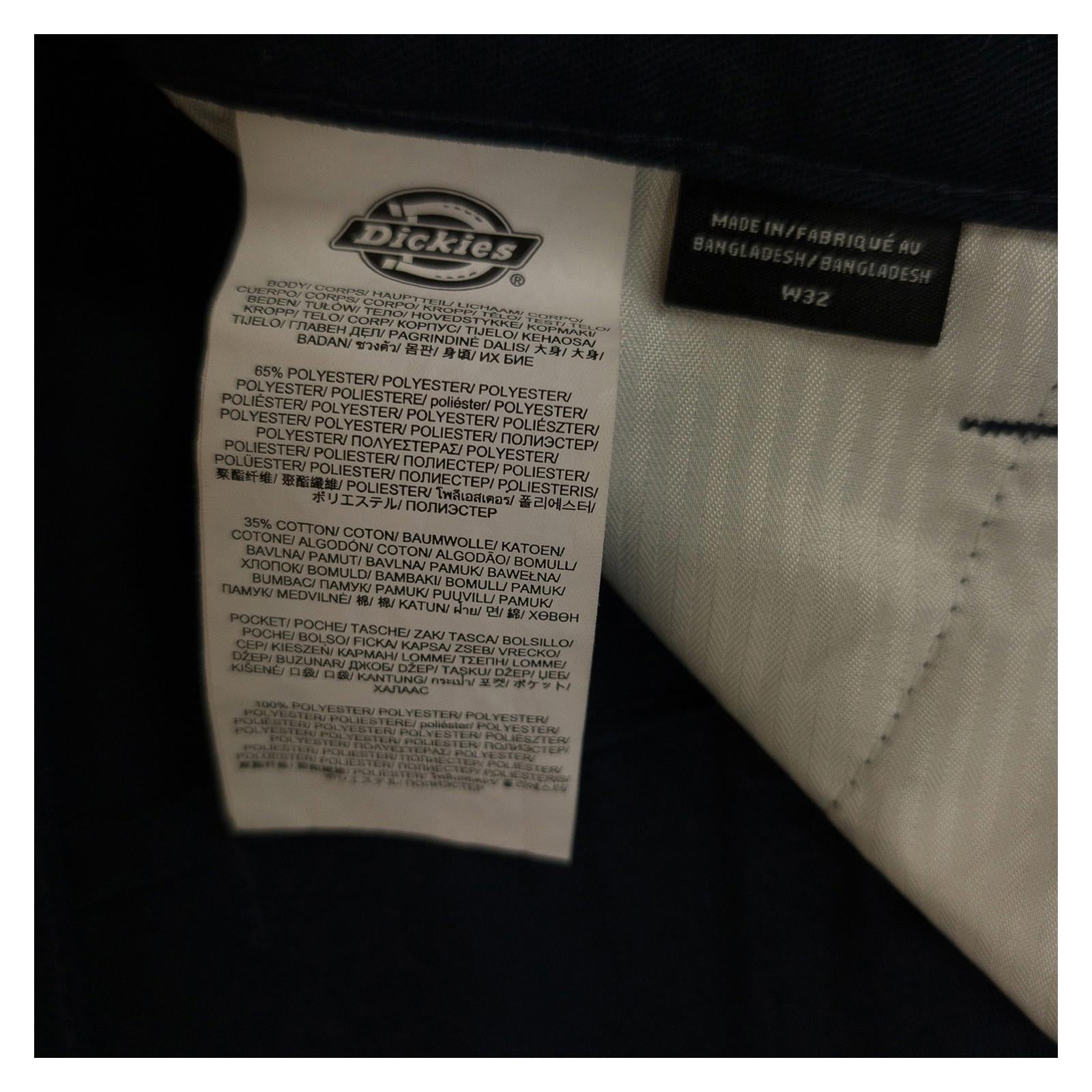 Dickies Dickies Black Cargo Work Trousers - W32 Regular workear RewearableUK