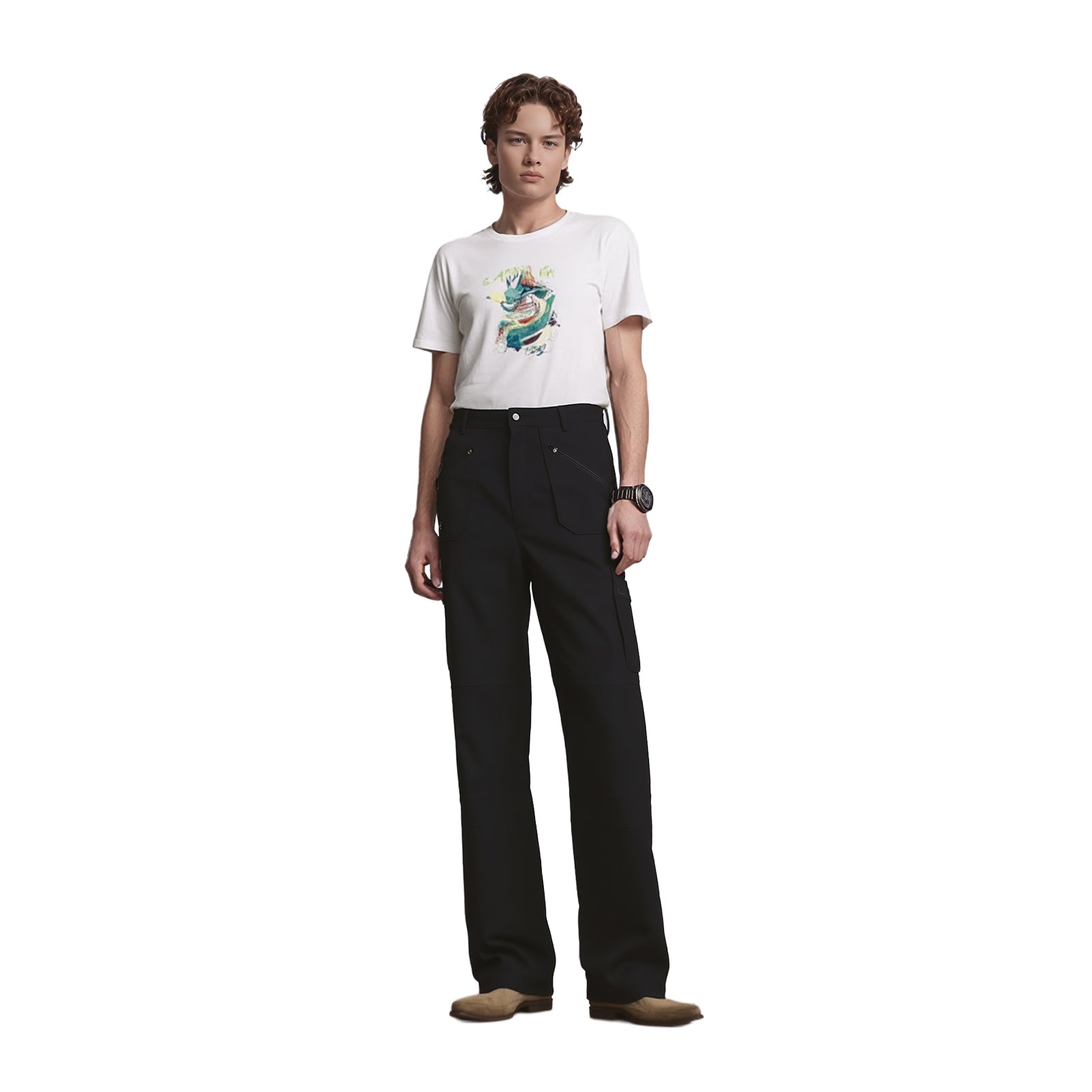 Dickies Dickies Black Cargo Work Trousers - W32 Regular workear RewearableUK