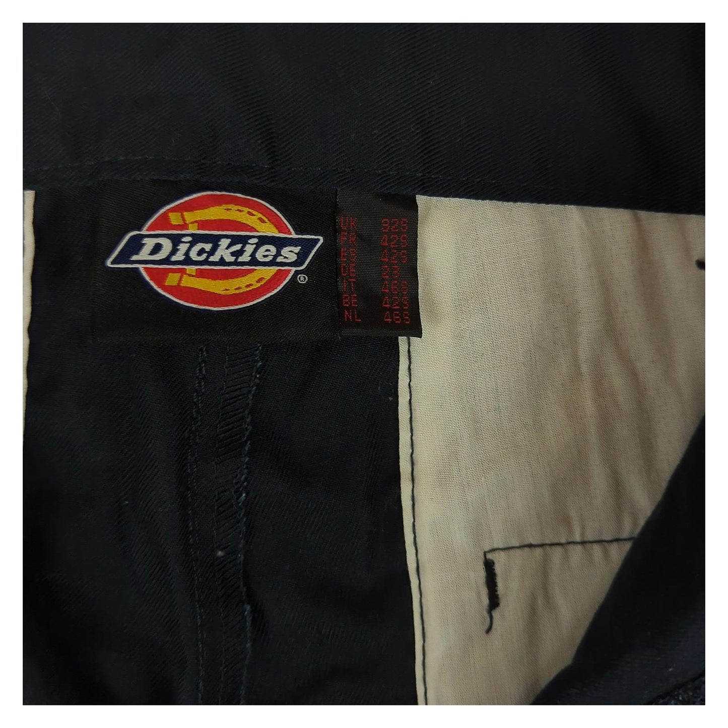 Dickies Dickies black cargo work trousers W32S polycotton blend durable pants workear RewearableUK
