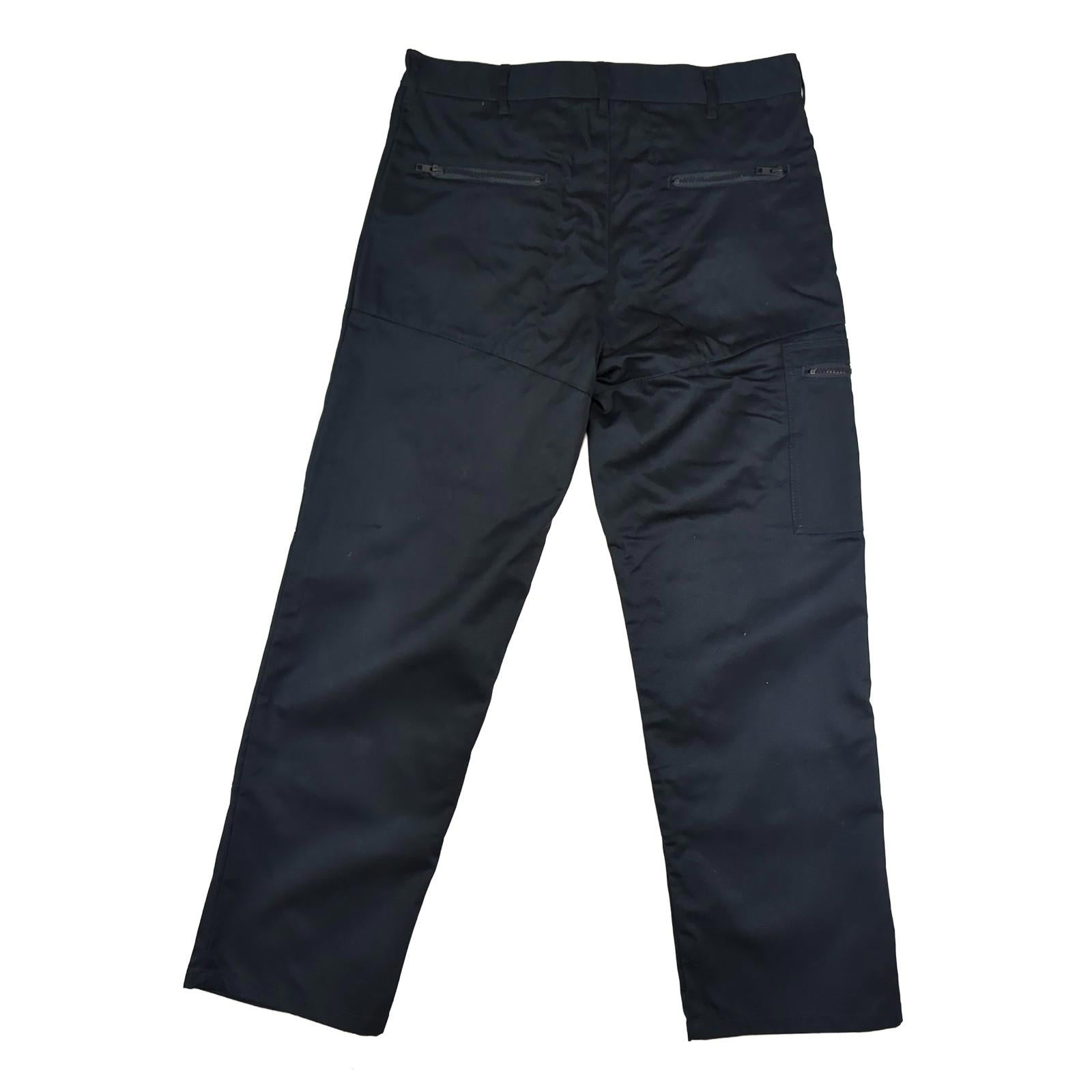 Dickies Dickies black cargo work trousers W32S polycotton blend durable pants workear RewearableUK