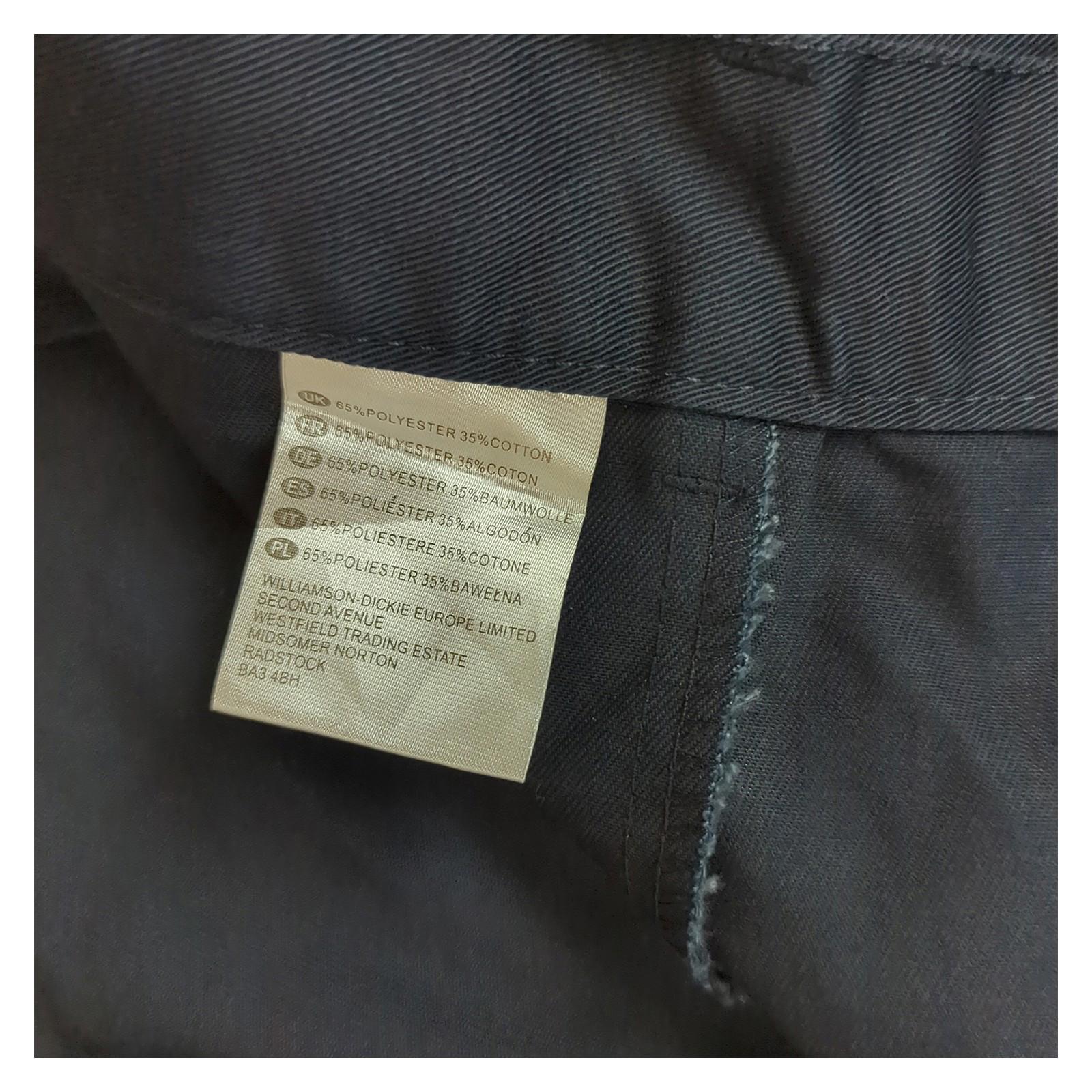 Dickies Dickies Black Cargo Work Trousers W36 L32 Polyester Cotton Durable Utility Pants workear RewearableUK