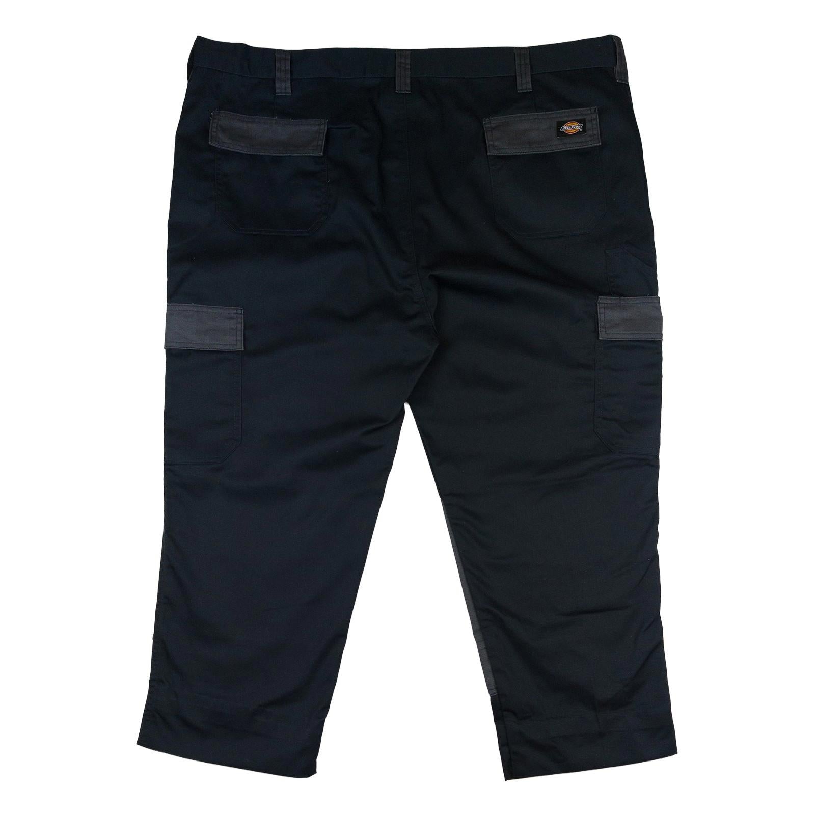 Dickies Black Grey Work Trousers 46 S – Reinforced by Dickies – workear | RewearableUK