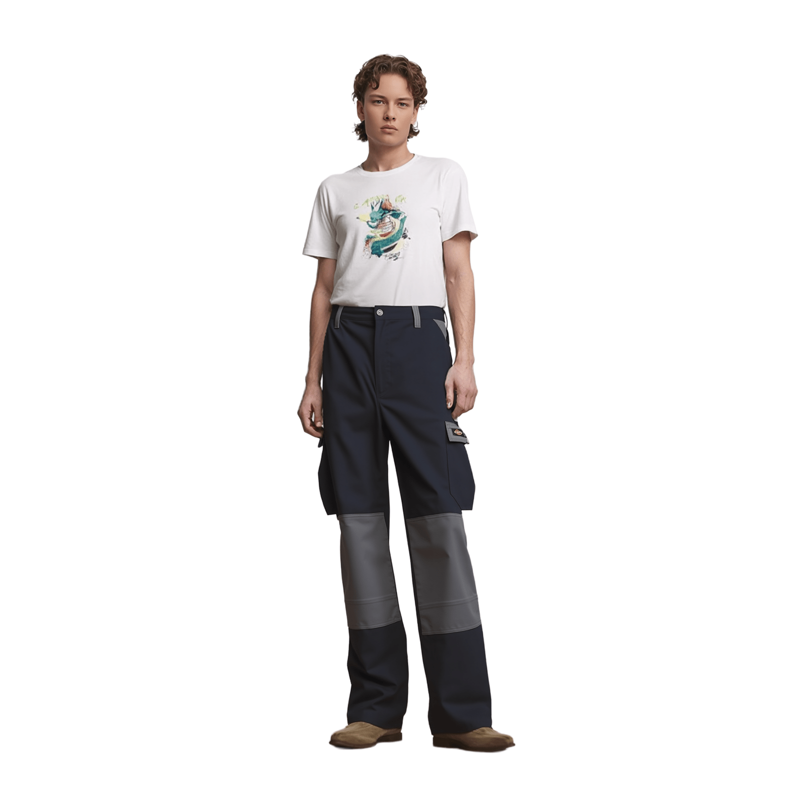 Dickies Black Grey Work Trousers 46 S – Reinforced by Dickies – workear | RewearableUK
