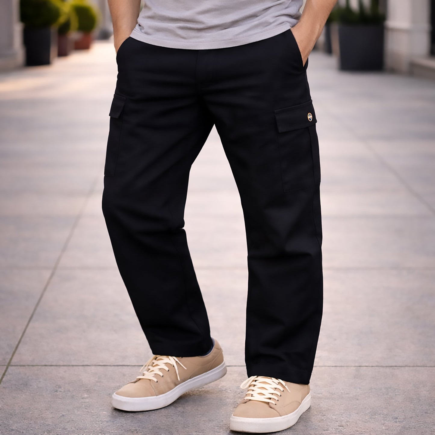 Dickies Black Work Trousers 42 R – Used Very Good by Dickies – workear | RewearableUK
