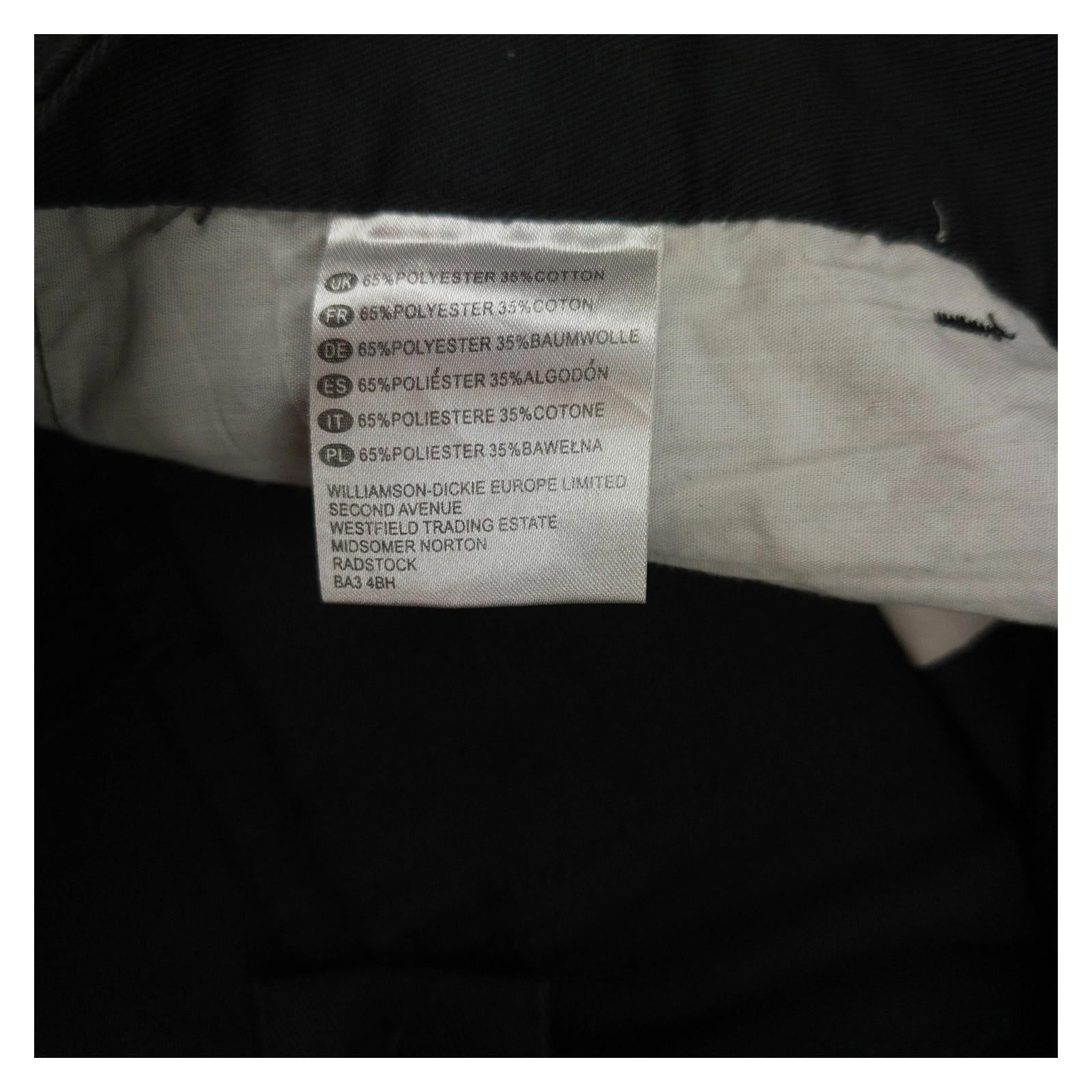 Dickies Dickies Black Workwear Cargo Shorts - W36 workear RewearableUK
