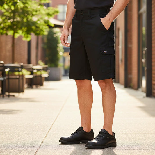 Dickies Black Workwear Cargo Shorts - W36 by Dickies – workear | RewearableUK