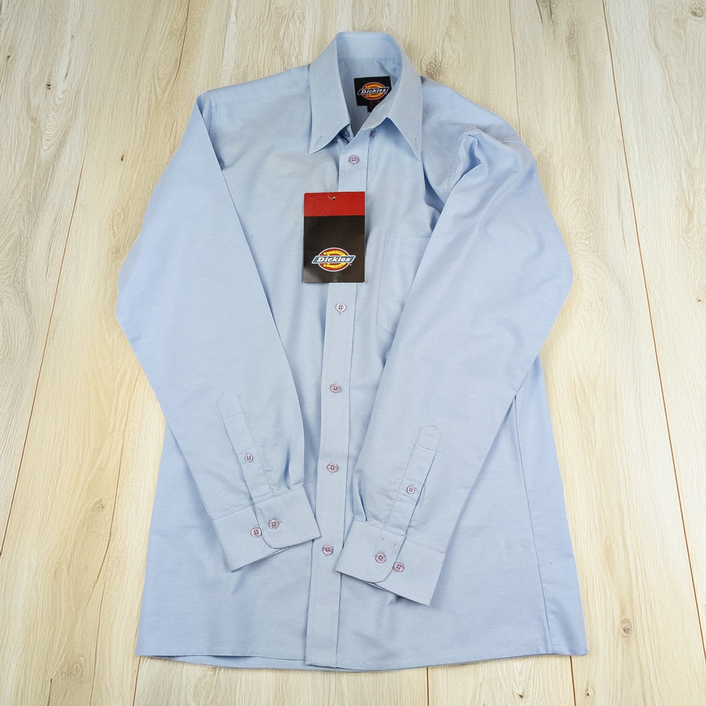 Dickies Blue Oxford Shirt Long Sleeve Size 15 Medium Workwear Smart Casual New by Dickies – shirt | RewearableUK