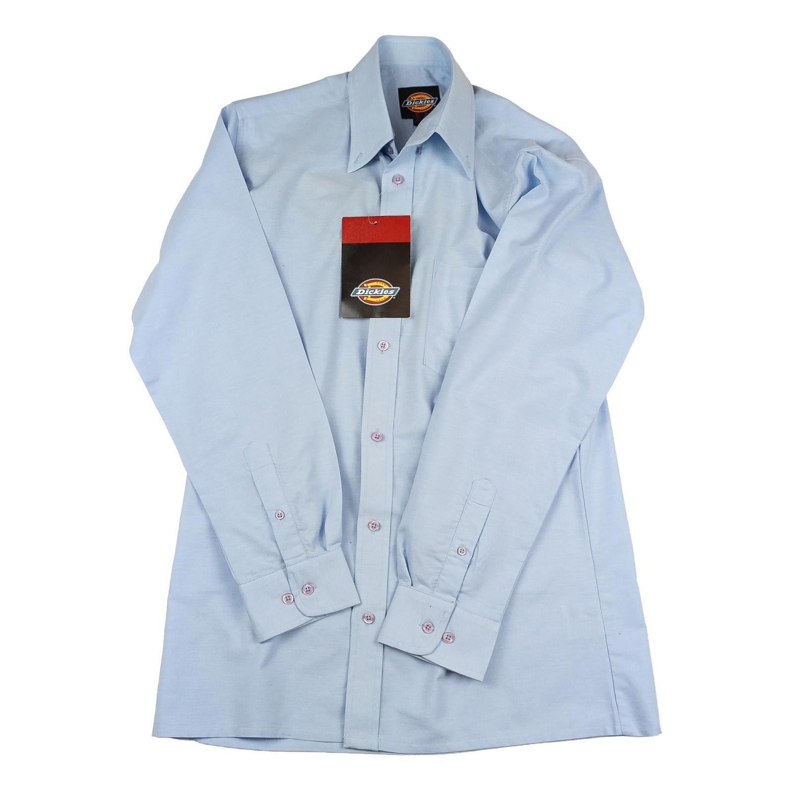 Dickies Blue Oxford Shirt Long Sleeve Size 15 Medium Workwear Smart Casual New by Dickies – shirt | RewearableUK