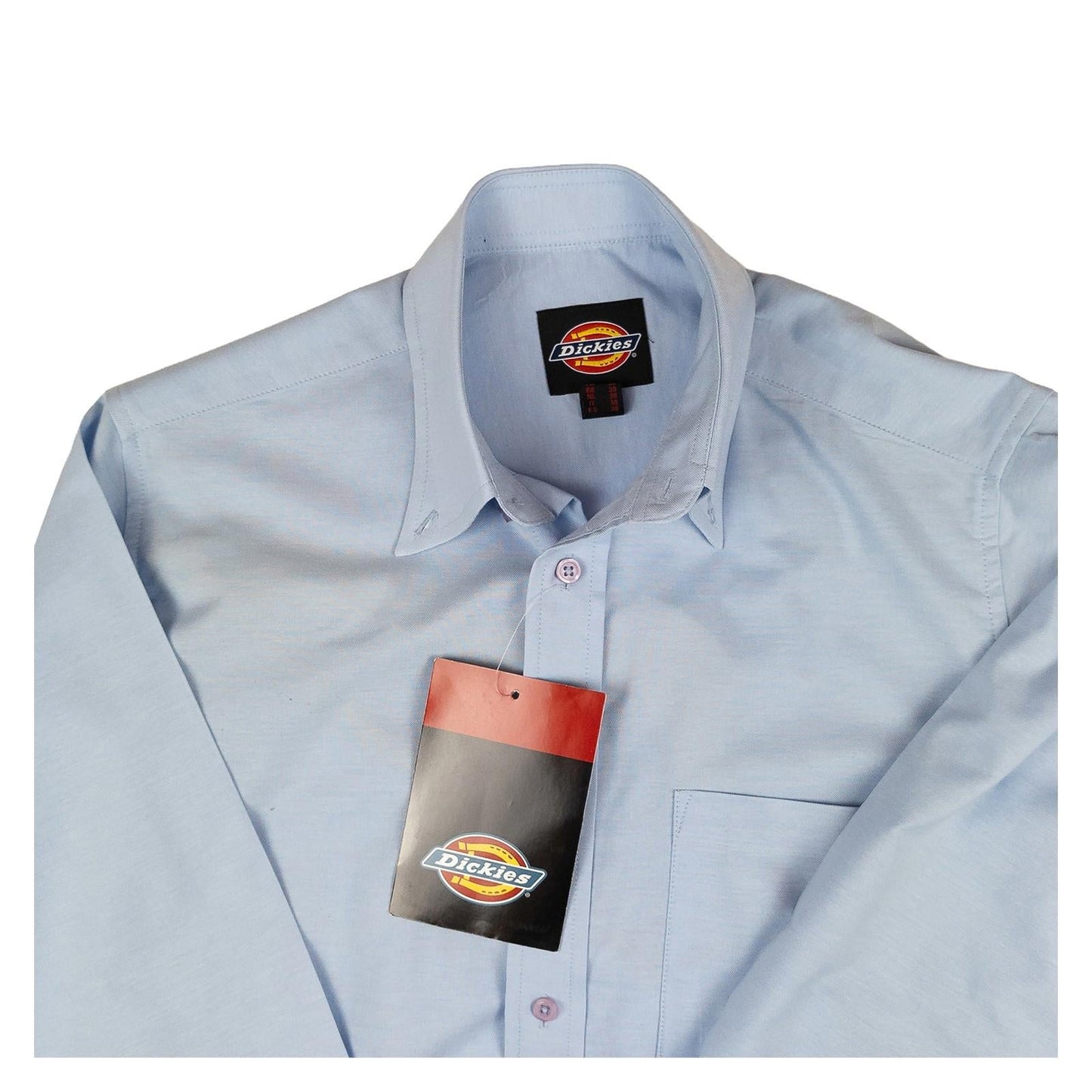Dickies Blue Oxford Shirt Long Sleeve Size 15 Medium Workwear Smart Casual New by Dickies – shirt | RewearableUK