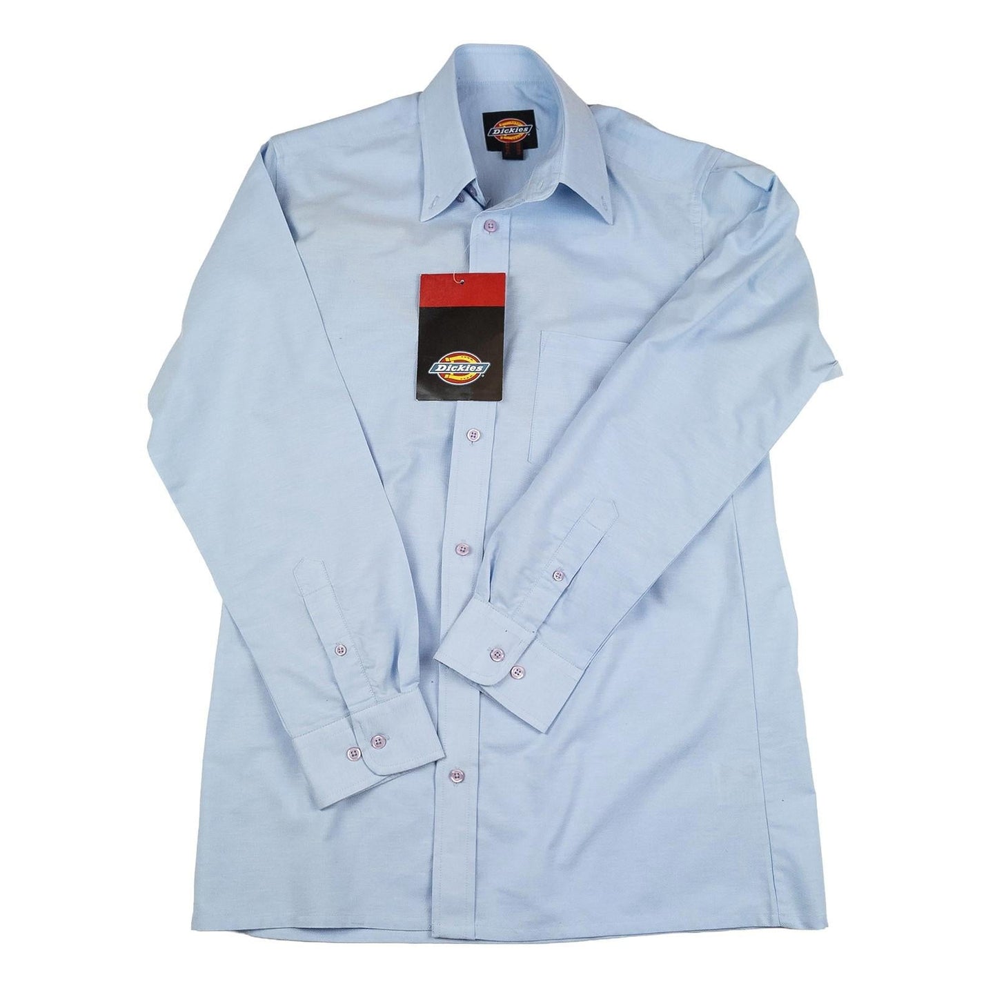 Dickies Blue Oxford Shirt Long Sleeve Size 15 Medium Workwear Smart Casual New by Dickies – shirt | RewearableUK