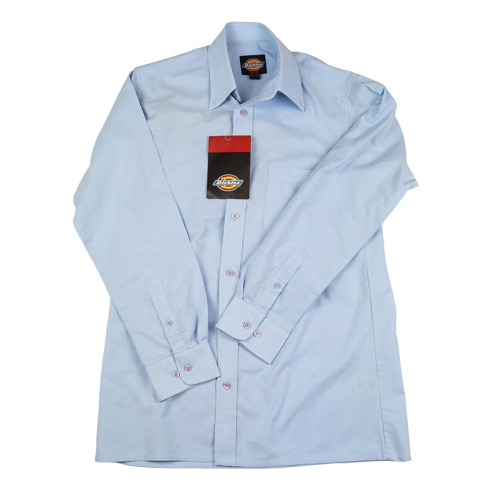 Dickies Blue Oxford Shirt Long Sleeve Size 15 Medium Workwear Smart Casual New by Dickies – shirt | RewearableUK