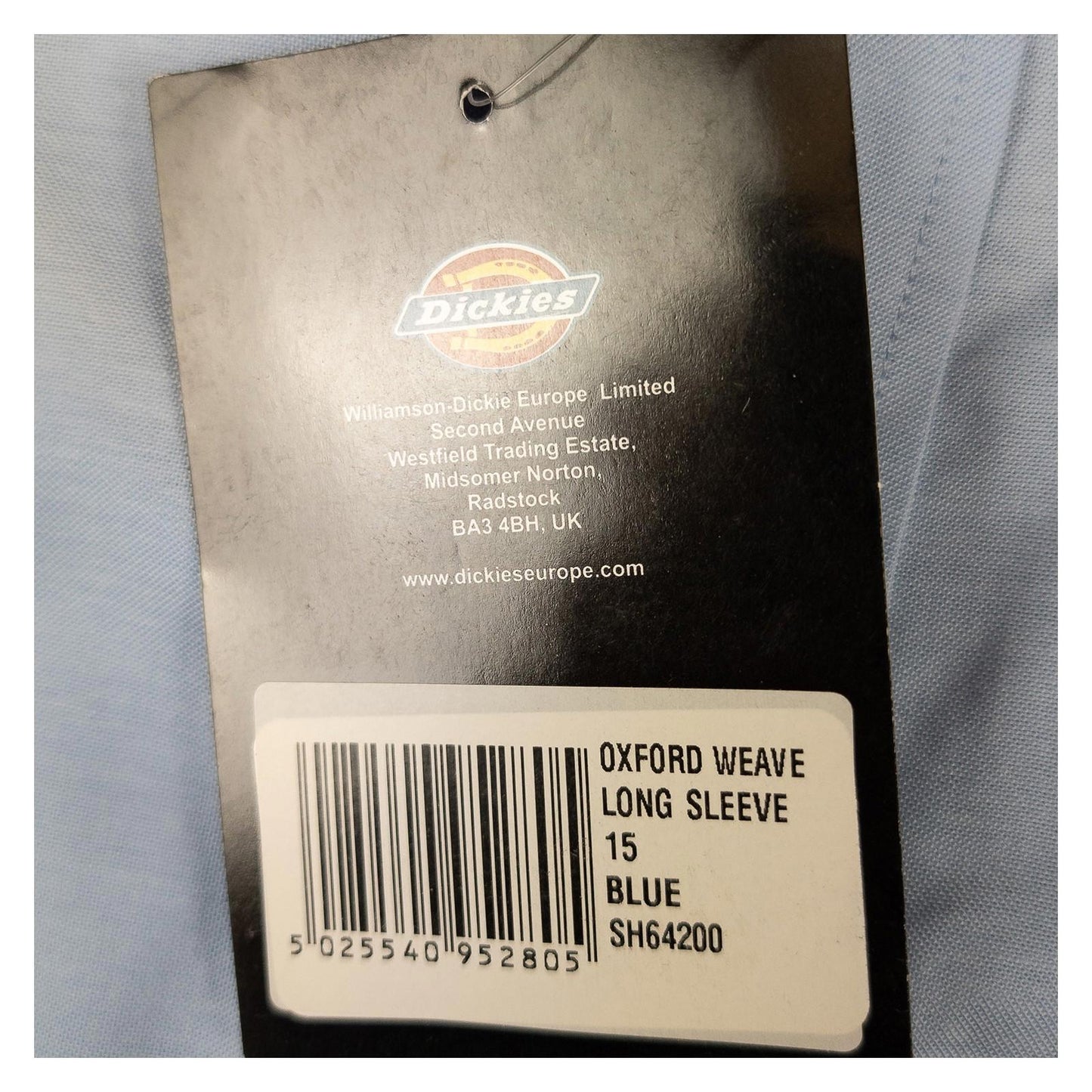 Dickies Blue Oxford Shirt Long Sleeve Size 15 Medium Workwear Smart Casual New by Dickies – shirt | RewearableUK