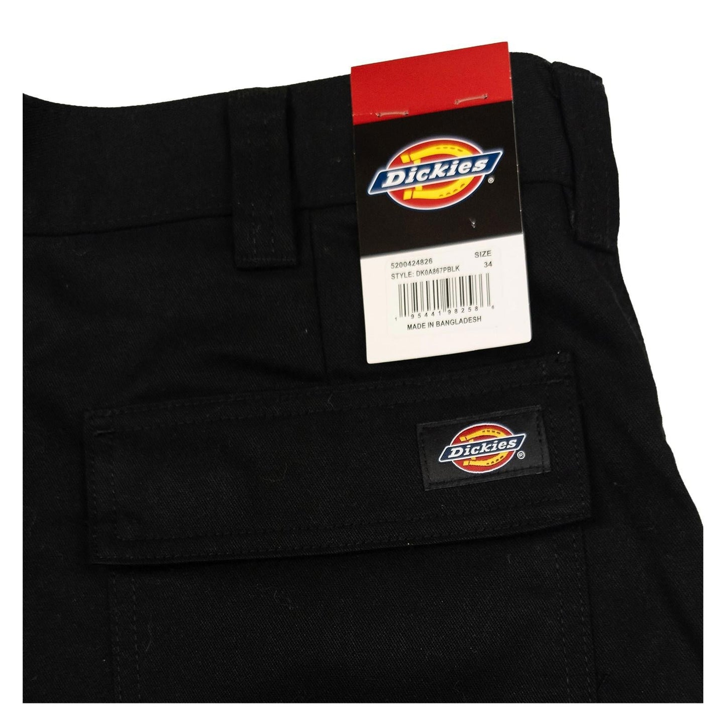 Dickies Cargo Shorts W34 Black Workwear Casual Multi Pocket Pants NWT by Dickies – | RewearableUK