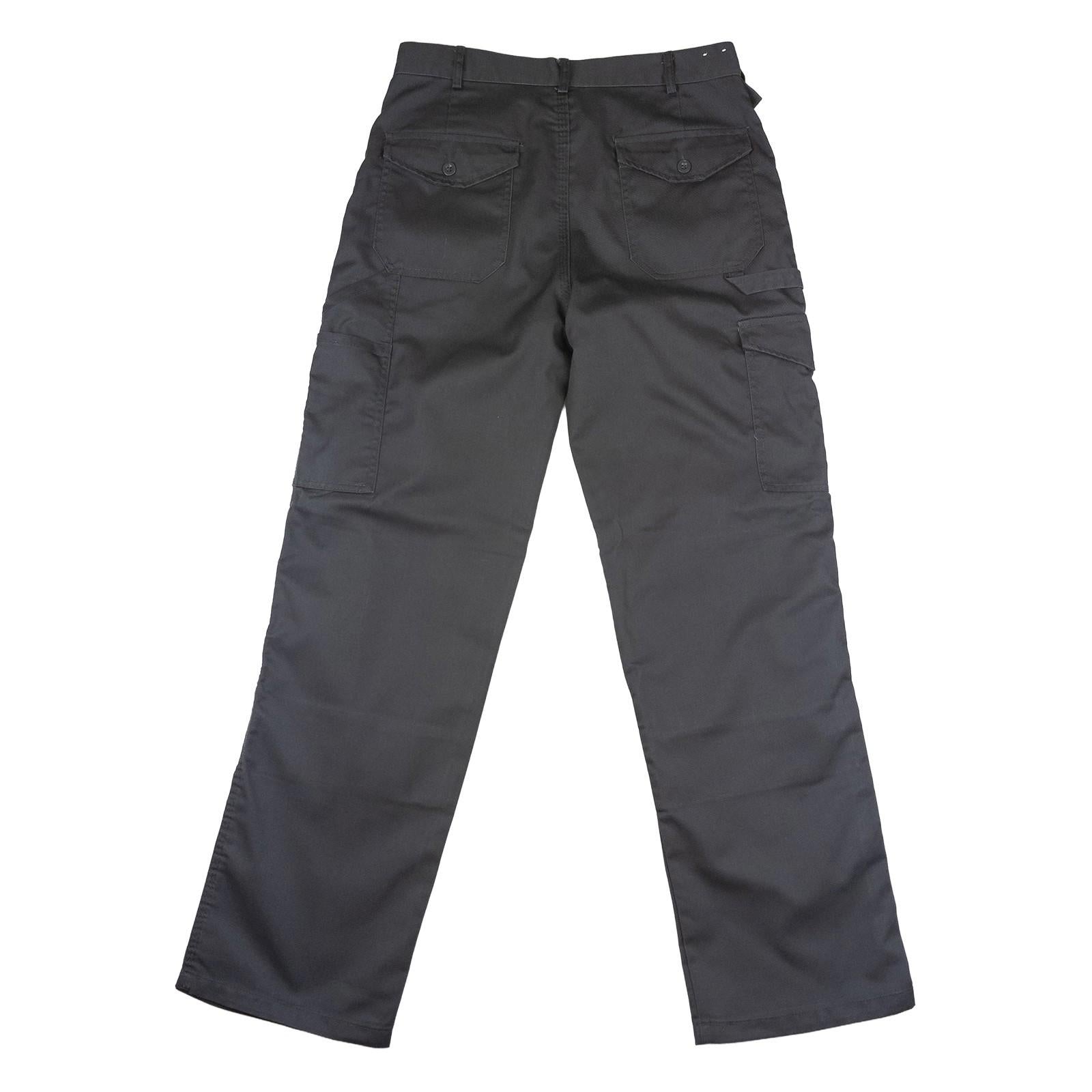 Dickies Cargo Trousers 32 R Grey Workwear Pants Multi Pocket Polycotton by Dickies – | RewearableUK