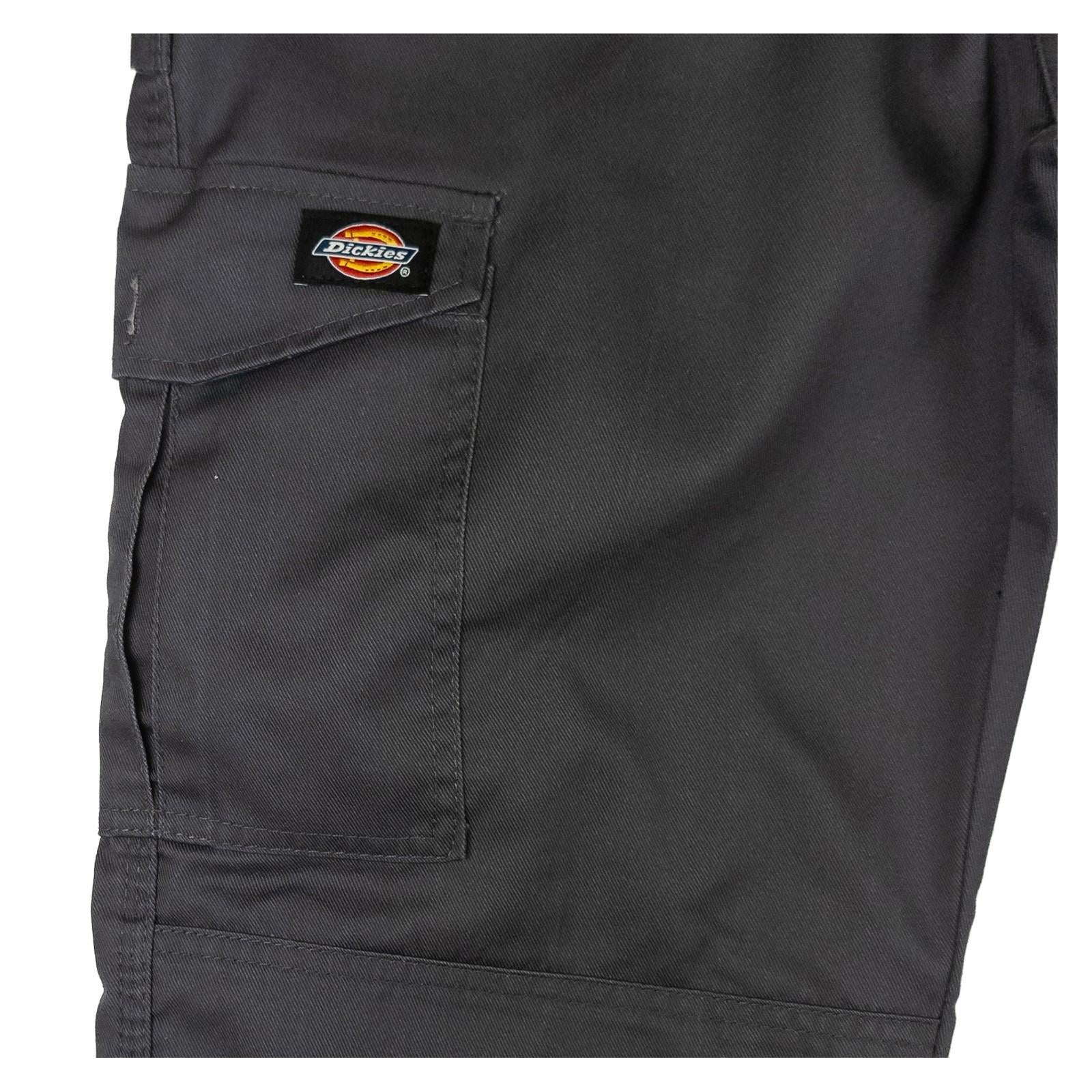 Dickies Cargo Trousers 32 R Grey Workwear Pants Multi Pocket Polycotton by Dickies – | RewearableUK
