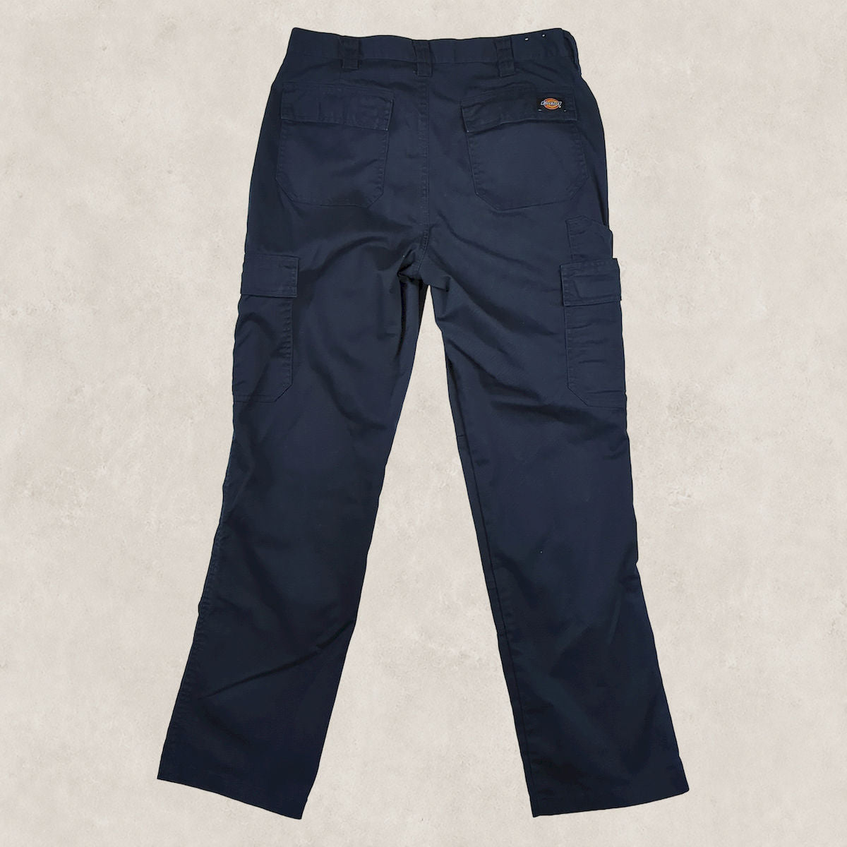 Dickies Cargo Trousers in Navy | UK 14 by Dickies – workear | RewearableUK