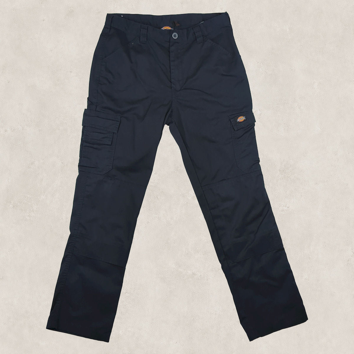 Dickies Cargo Trousers in Navy | UK 14 by Dickies – workear | RewearableUK