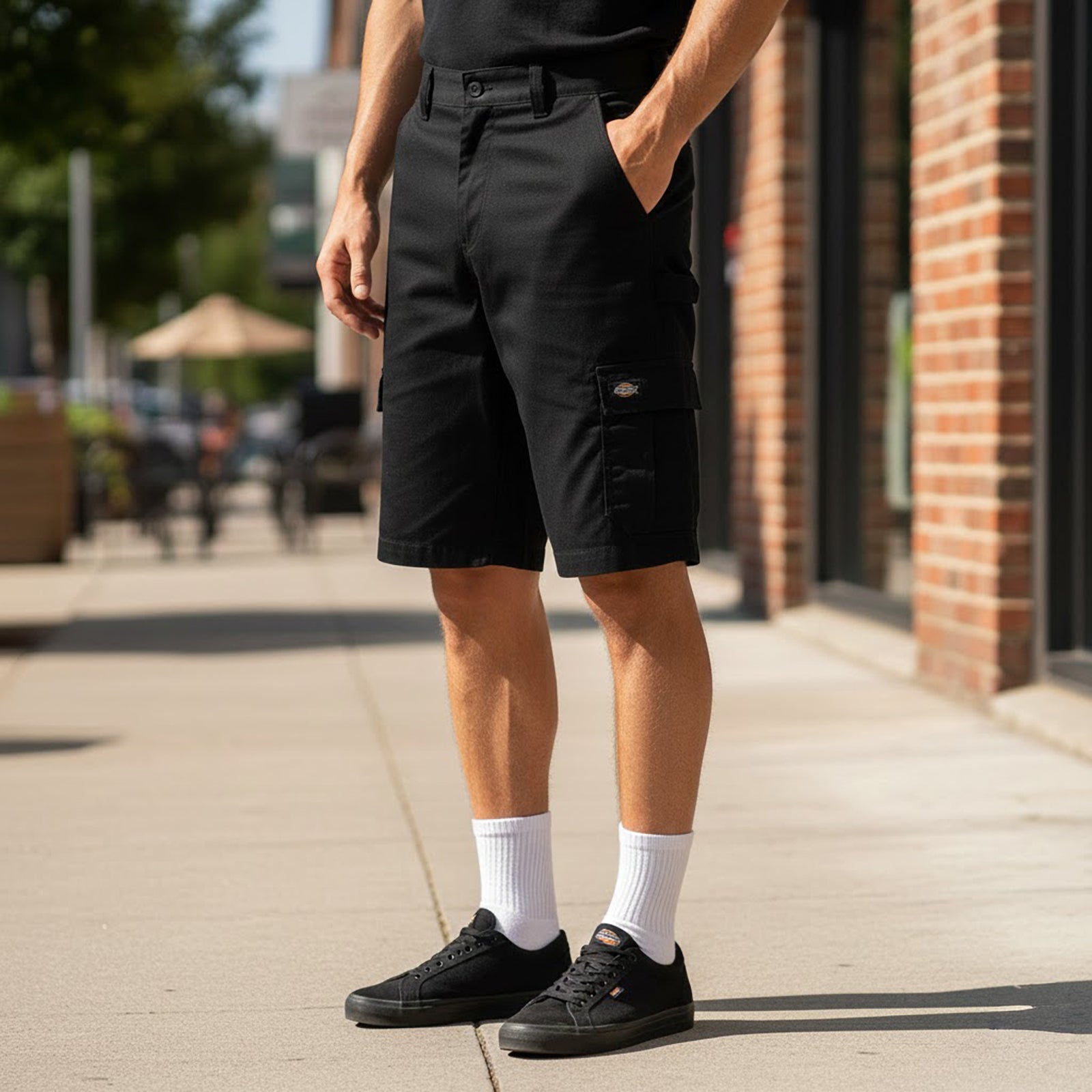 Dickies Cargo Work Shorts Black | Men's W34 NWT by Dickies – workear | RewearableUK