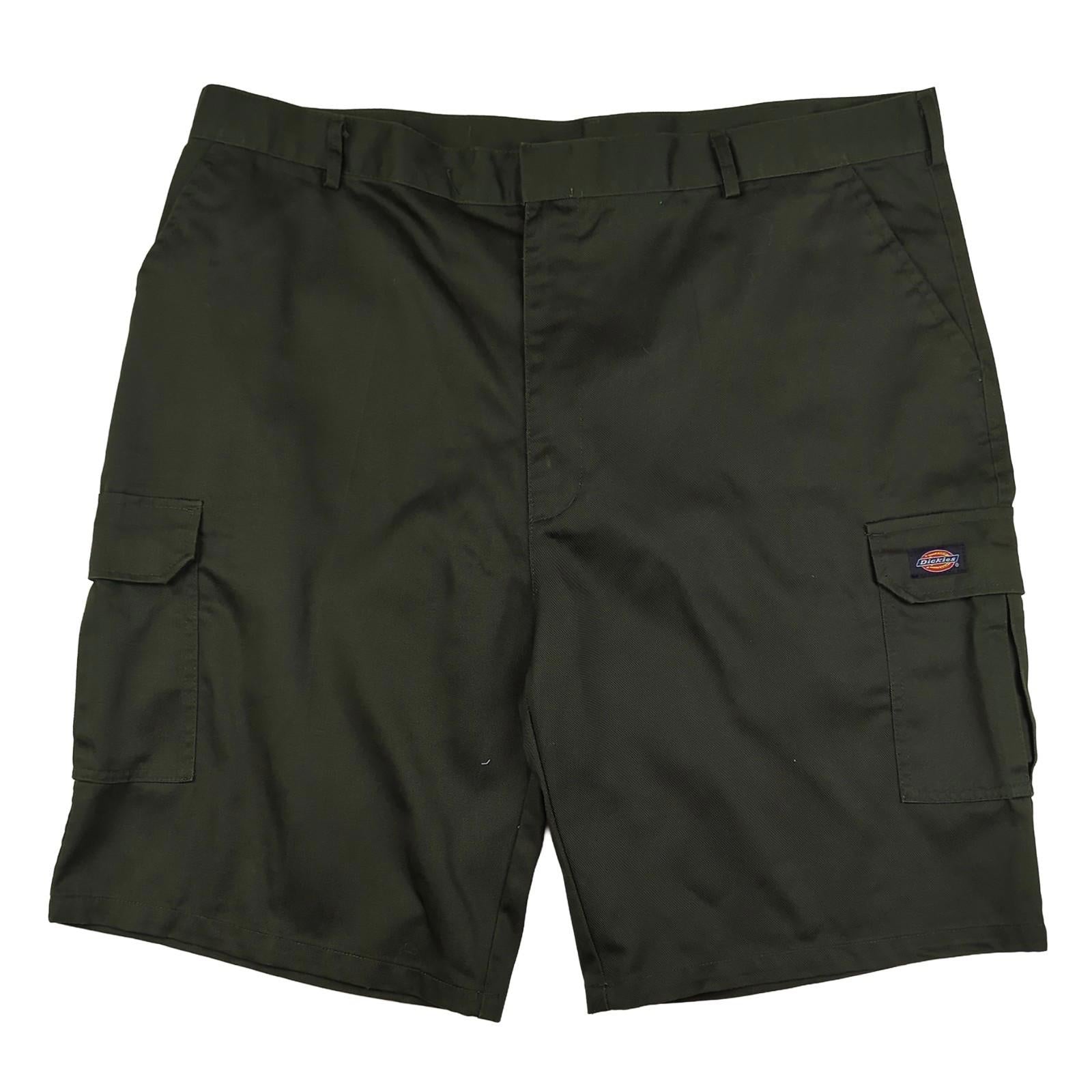 Dickies Dickies Cargo Work Shorts Dark Green W34 Men’s Utility Pockets Durable Blend workear RewearableUK